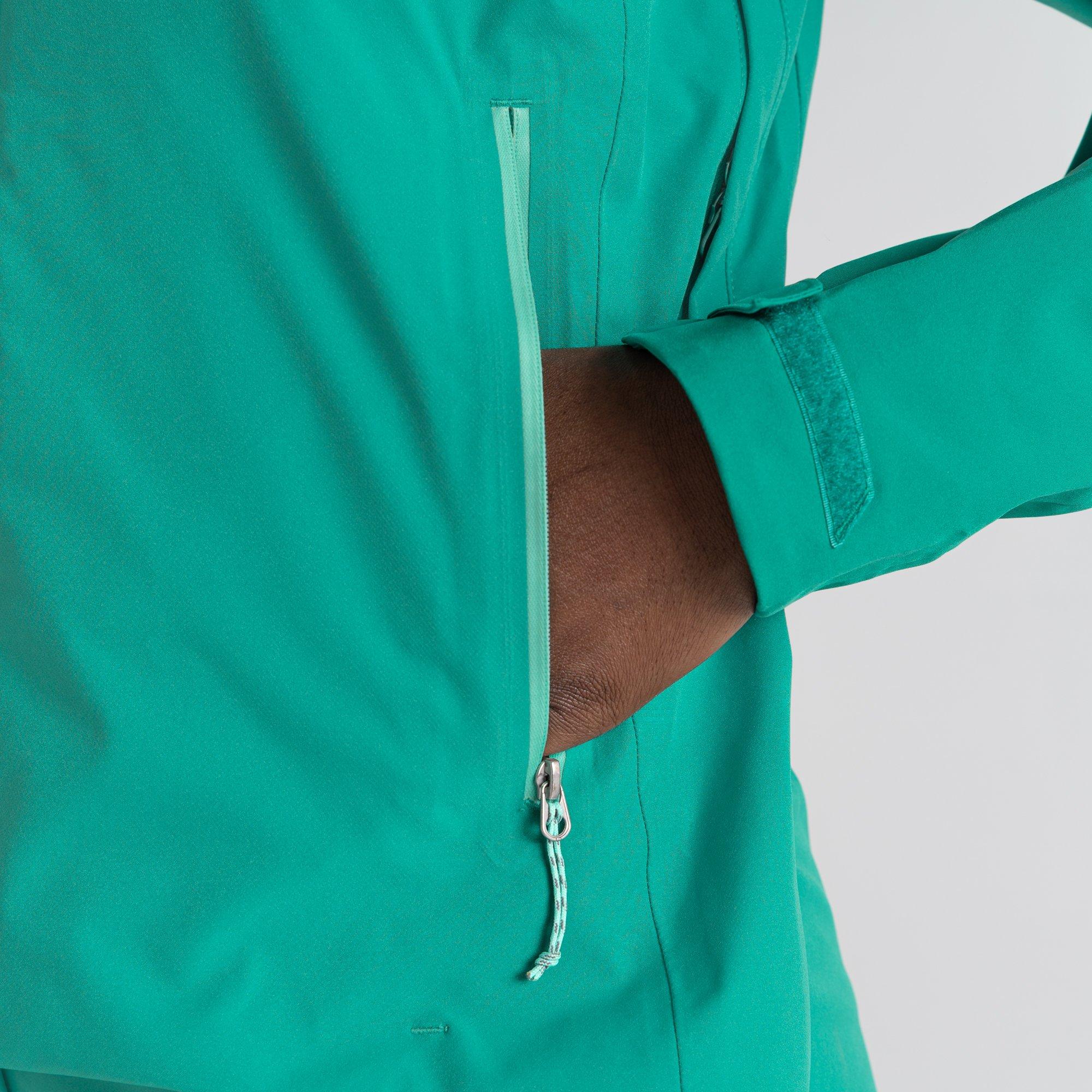 Mystic Green - Craghoppers - Women's Crag Olesia Tailored Fit Waterproof Jacket - 6