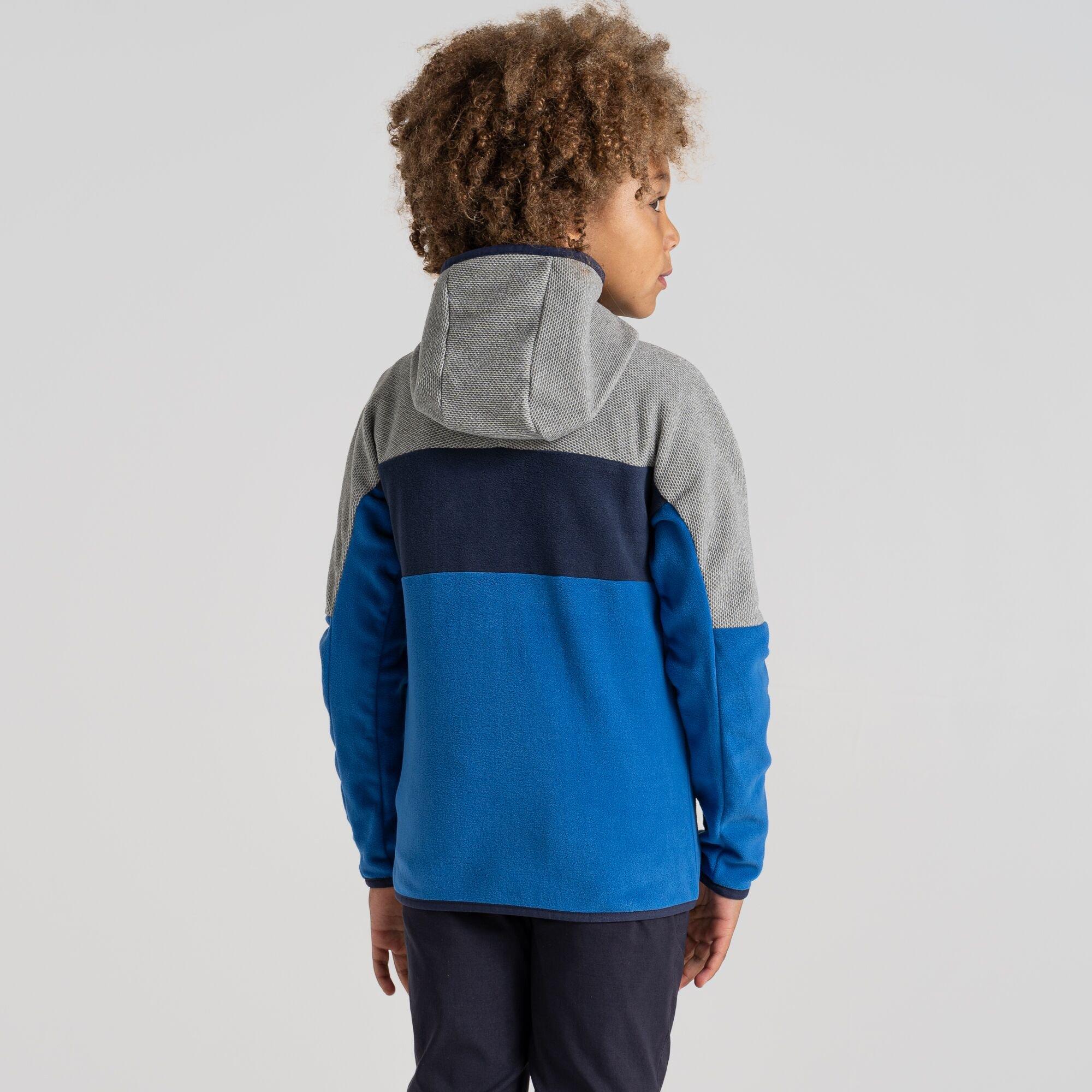 Bolt/Grey ML - Craghoppers - Unisex Kids' Crag Linden Full-Zip Fleece - 3