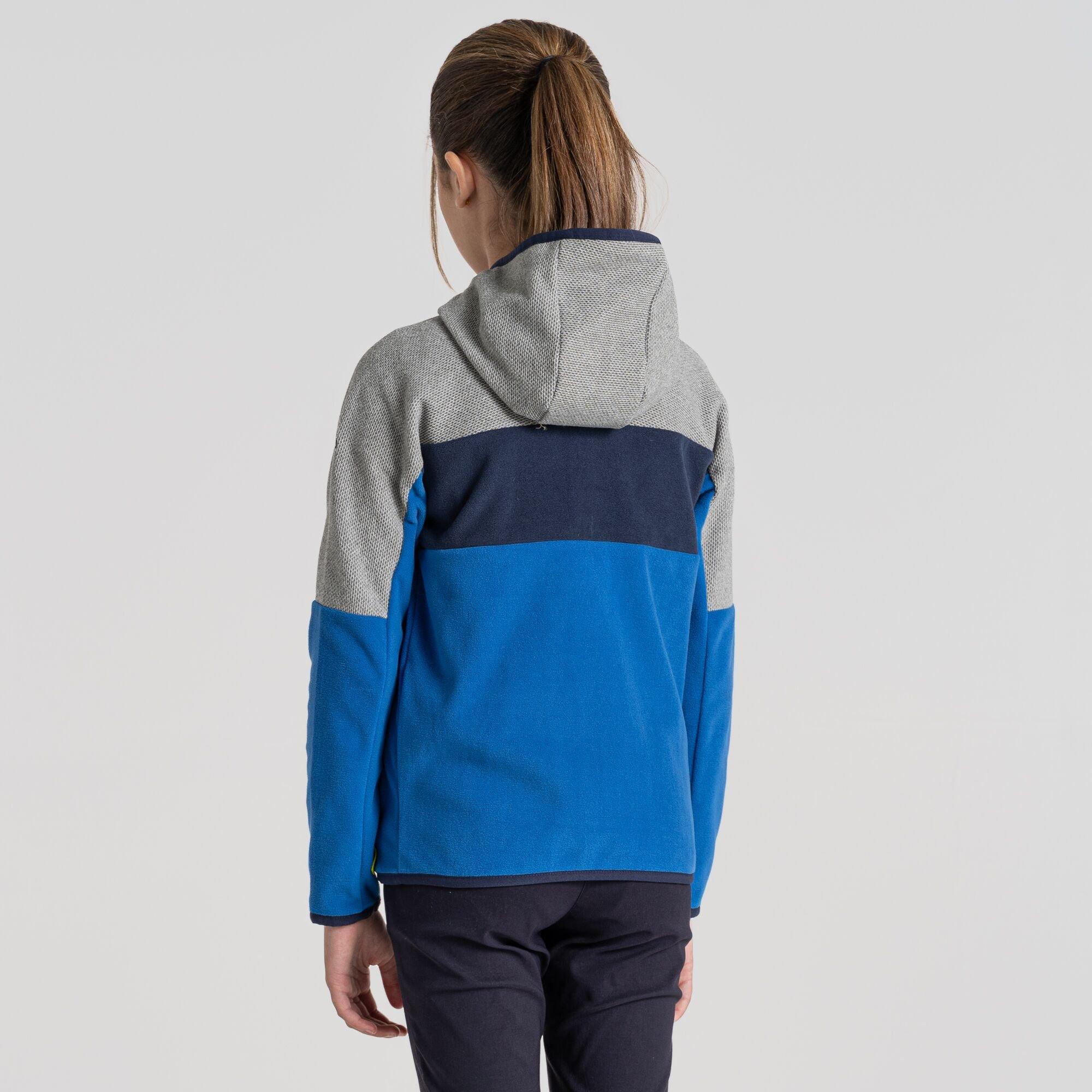 Bolt/Grey ML - Craghoppers - Unisex Kids' Crag Linden Full-Zip Fleece - 5