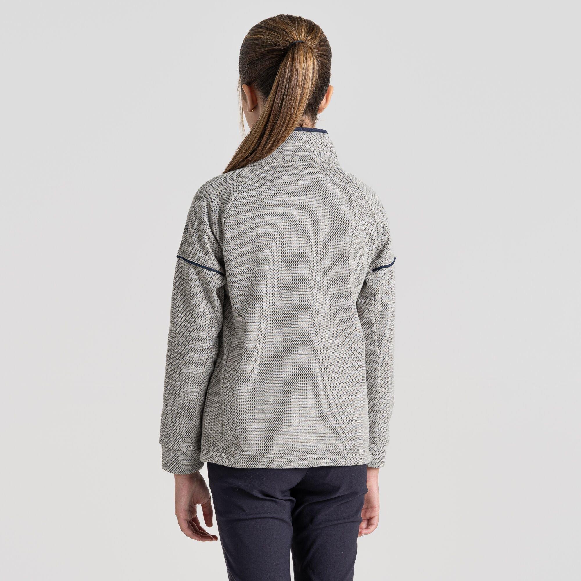 Zilveren Wolk - Craghoppers - Unisex Kids' Crag Nico Hooded Full-Zip Fleece - 3