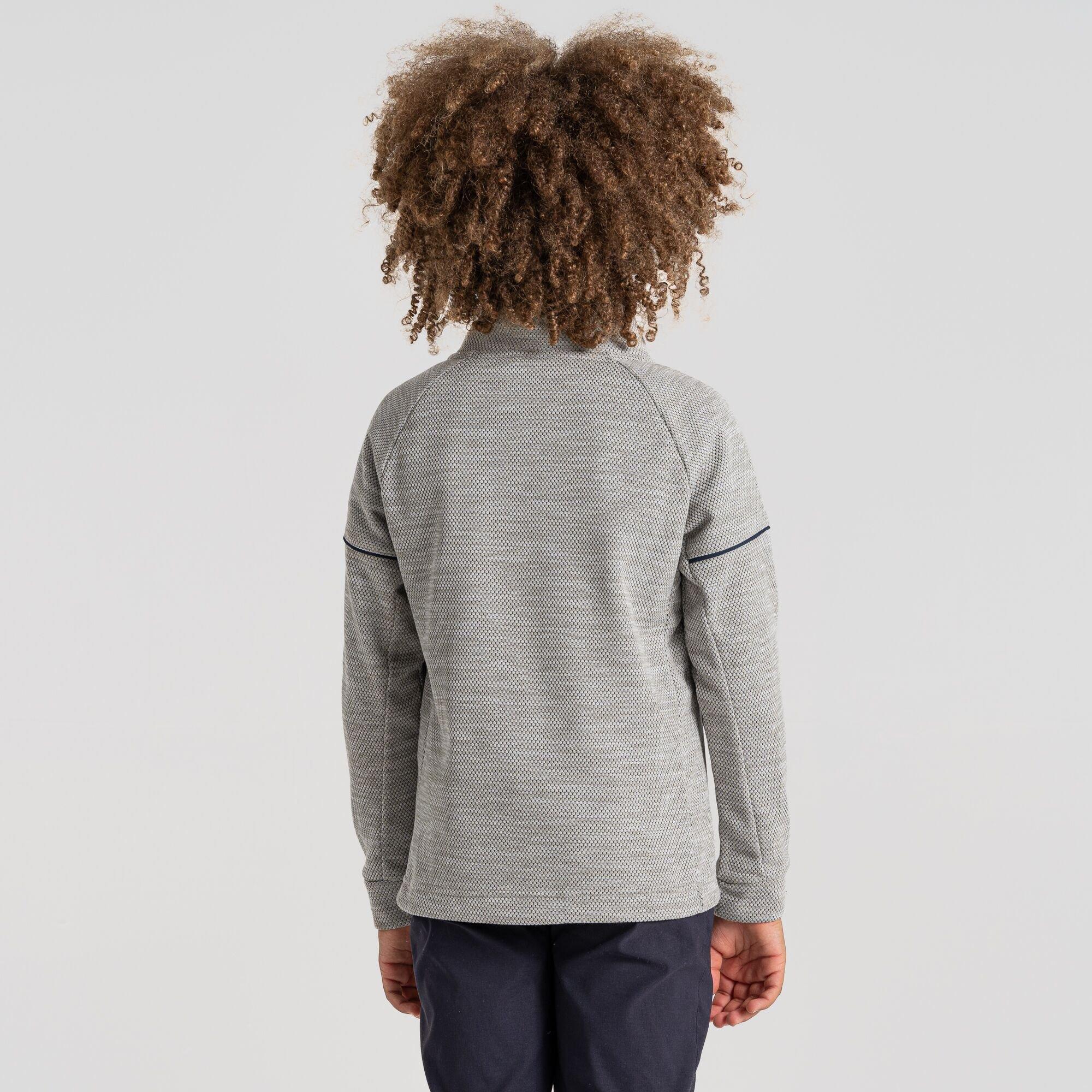 Zilveren Wolk - Craghoppers - Unisex Kids' Crag Nico Hooded Full-Zip Fleece - 5