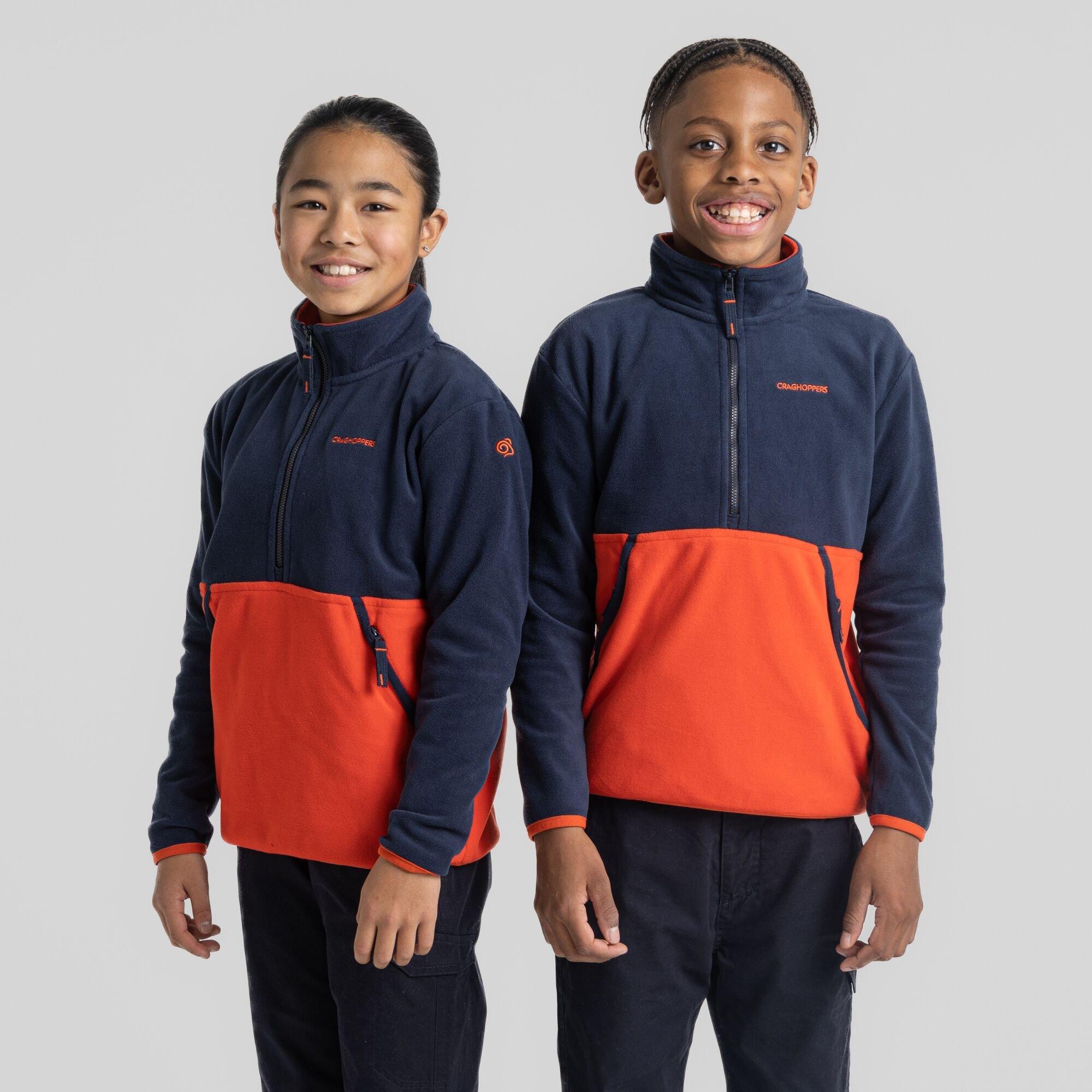 BluNy/MacwRd - Craghoppers - Unisex Kids' Crag Valo Half-Zip Fleece - 1
