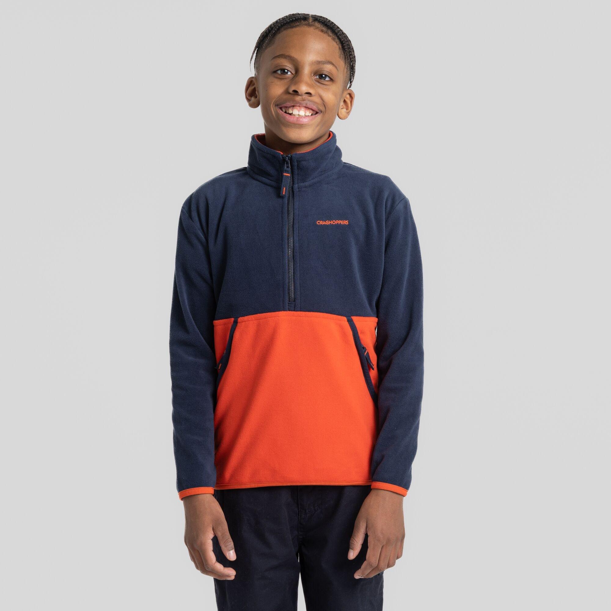 BluNy/MacwRd - Craghoppers - Unisex Kids' Crag Valo Half-Zip Fleece - 6