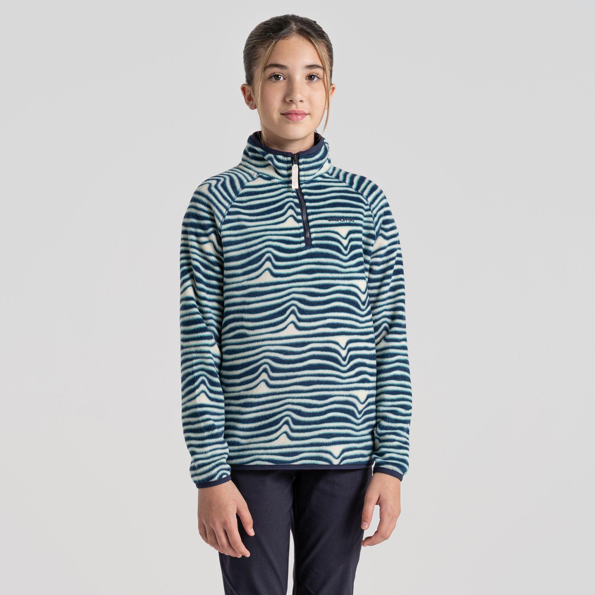 PosdnBlu Prt - Craghoppers - Unisex Kids' Crag Kai Half-Zip Fleece - 4