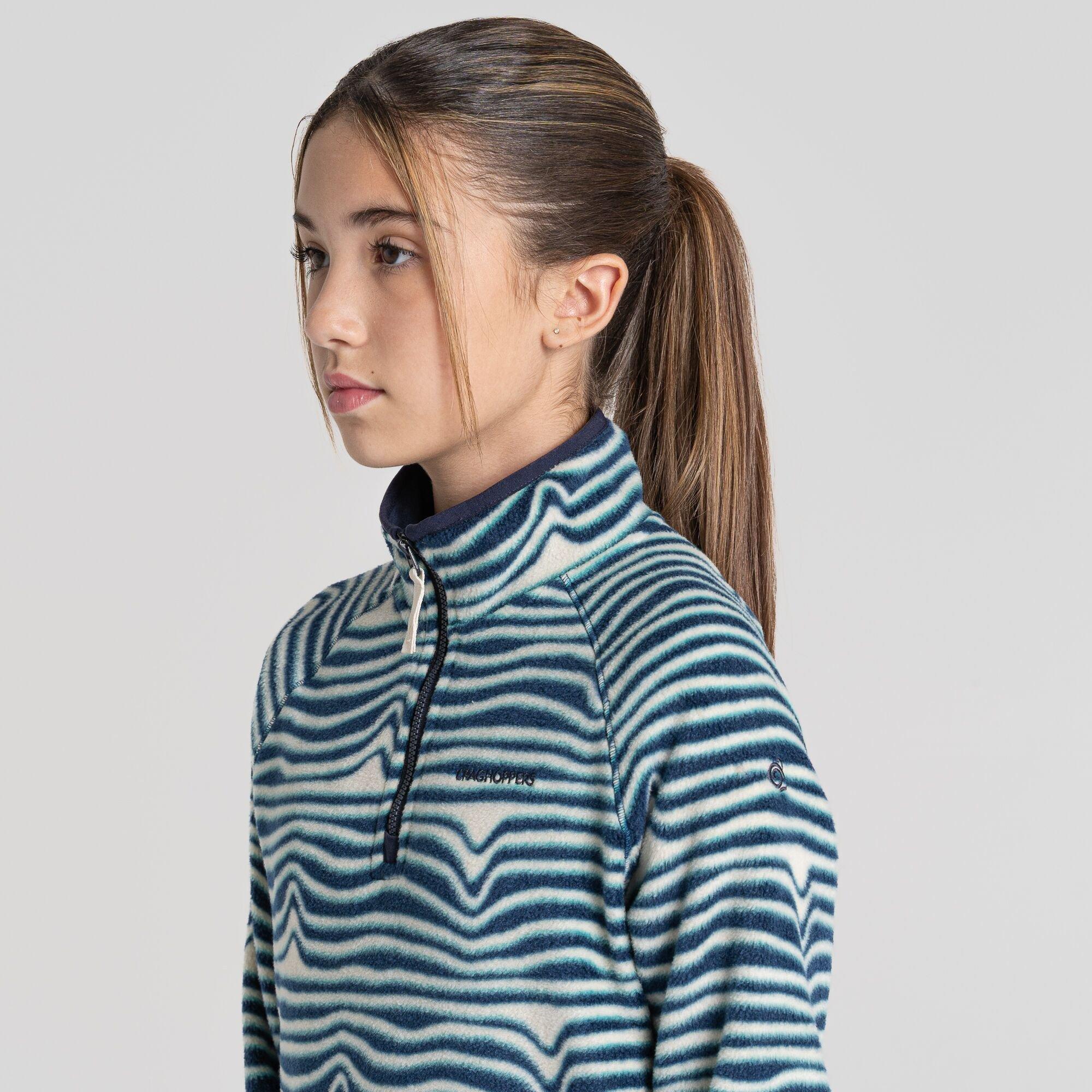 PosdnBlu Prt - Craghoppers - Unisex Kids' Crag Kai Half-Zip Fleece - 6