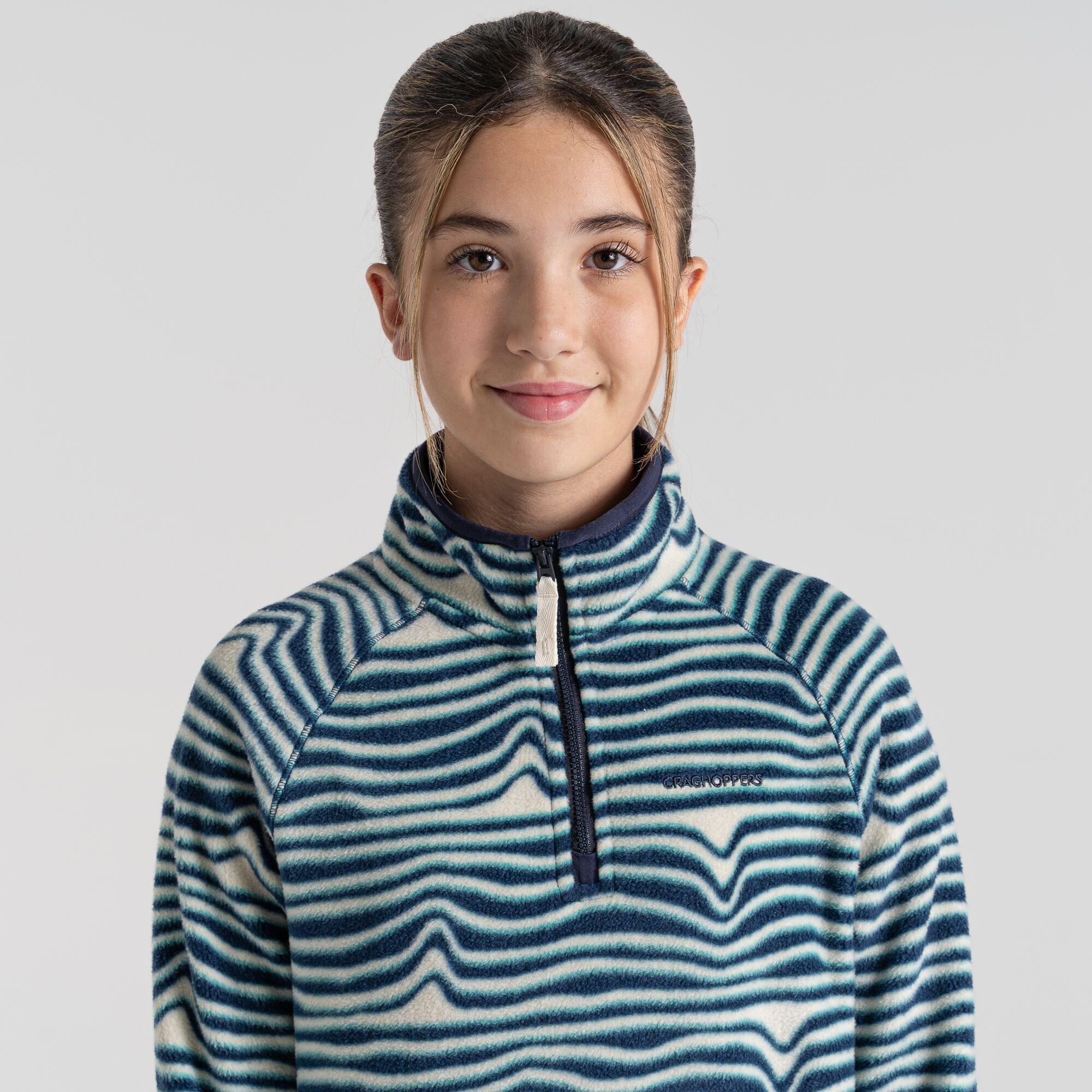 PosdnBlu Prt - Craghoppers - Unisex Kids' Crag Kai Half-Zip Fleece - 7