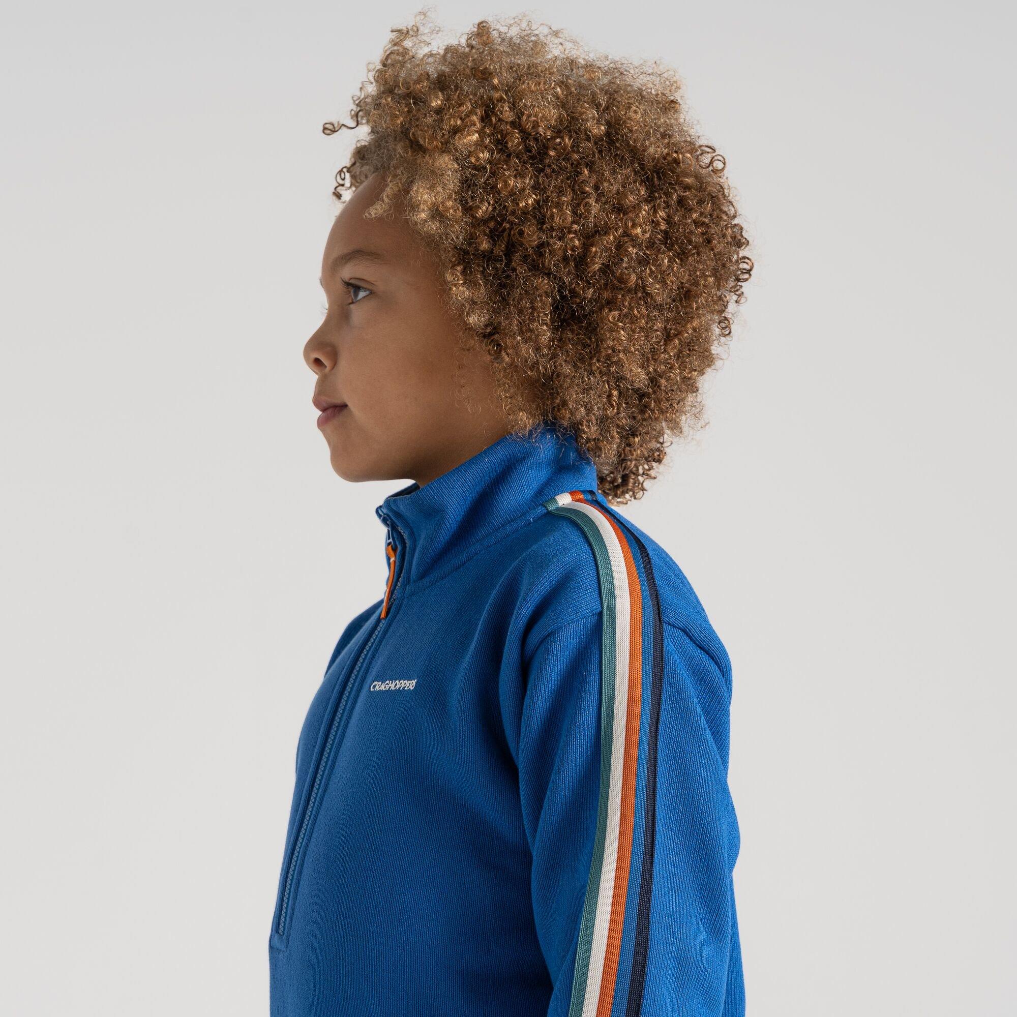 Bolt Blå - Craghoppers - Unisex Kids' Crag Rey Half-Zip Fleece - 7