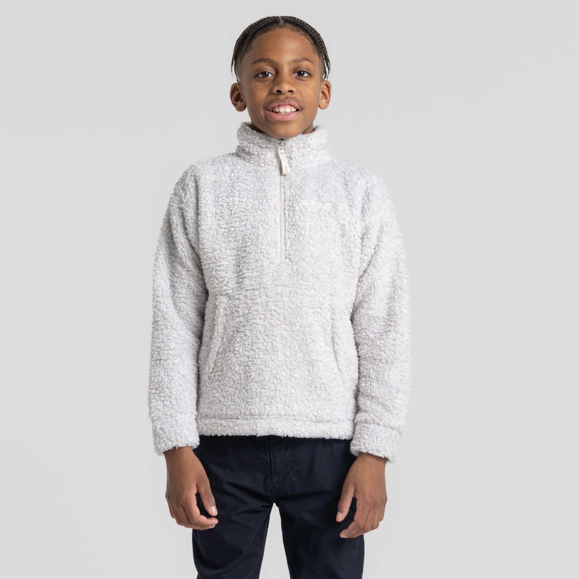 LightGreyMl - Craghoppers - Unisex Kids' Crag Laune quarter Zip Fleece - 6