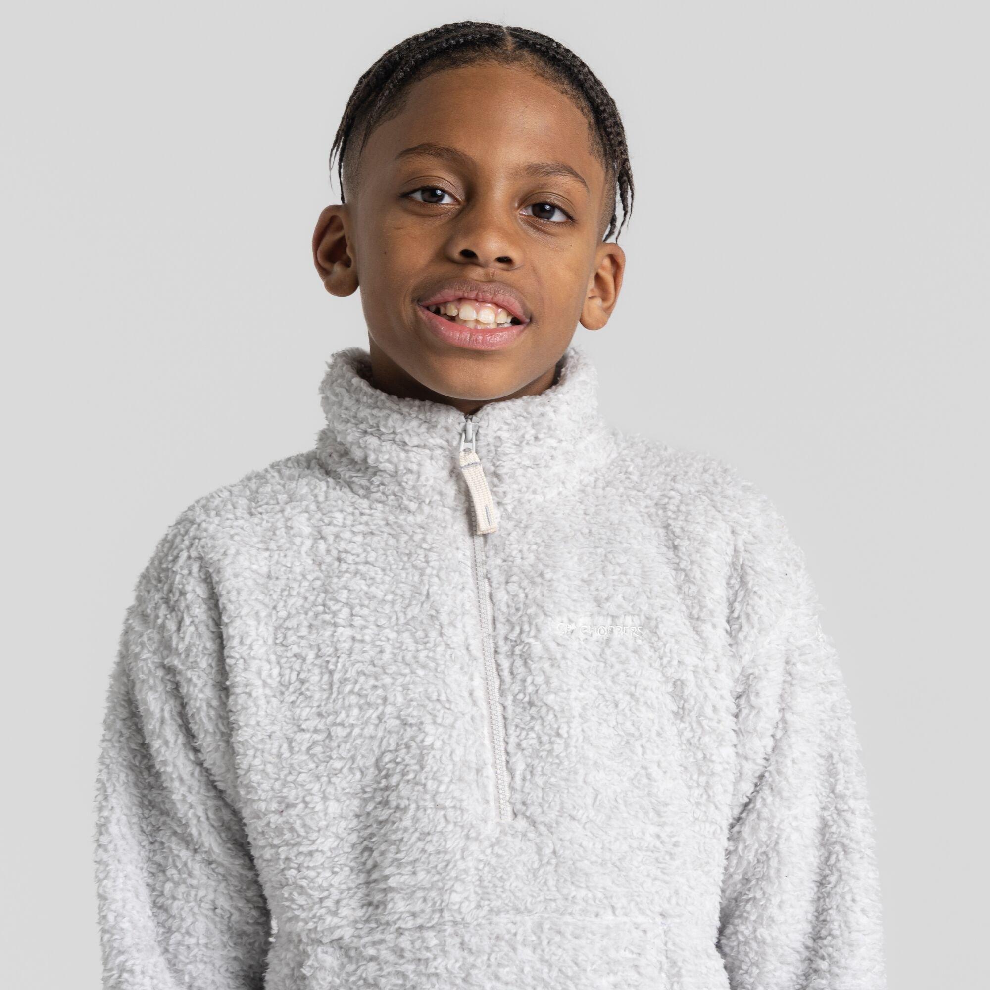 LightGreyMl - Craghoppers - Unisex Kids' Crag Laune quarter Zip Fleece - 8