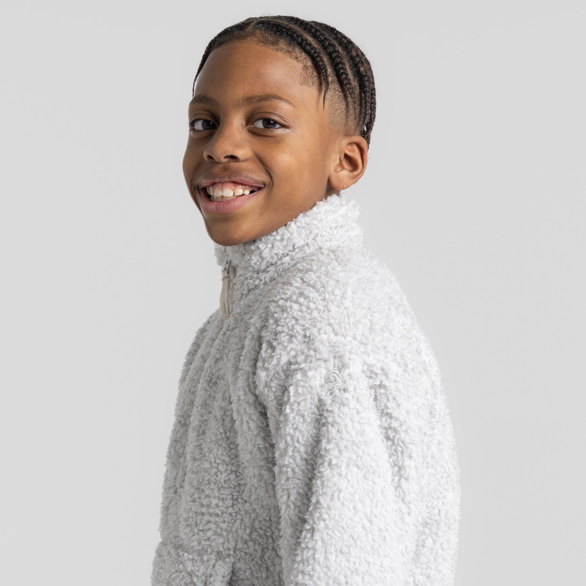 LightGreyMl - Craghoppers - Unisex Kids' Crag Laune quarter Zip Fleece - 9