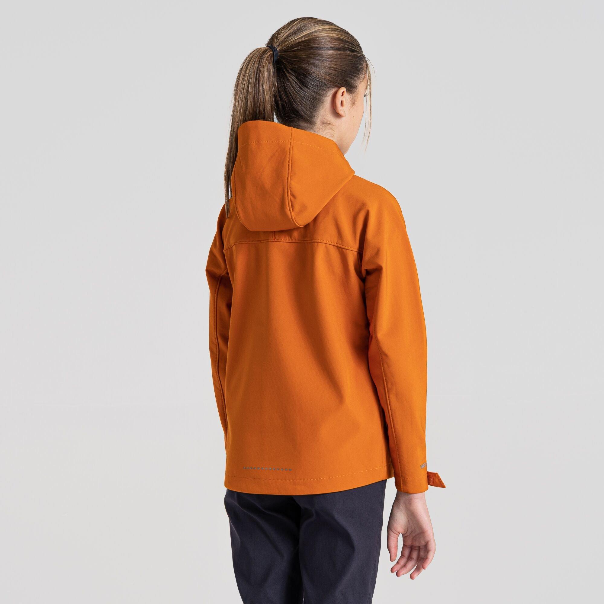 Canyon Orng - Craghoppers - Unisex Kids' Crag Landon Hooded Softshell Jacket - 3