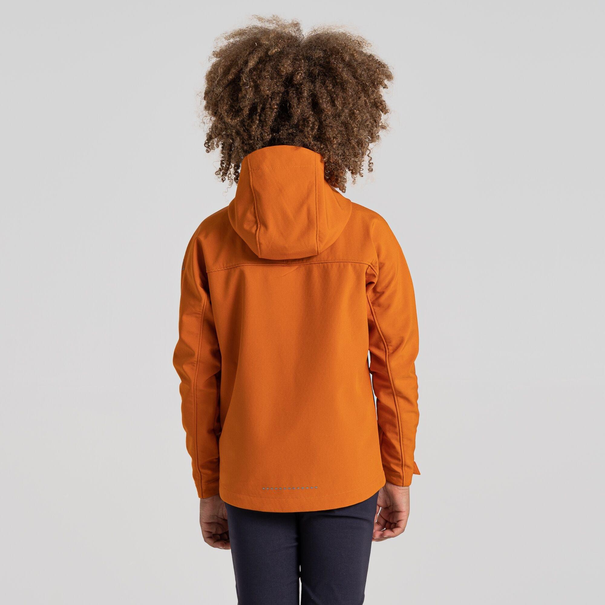 Canyon Orng - Craghoppers - Unisex Kids' Crag Landon Hooded Softshell Jacket - 5