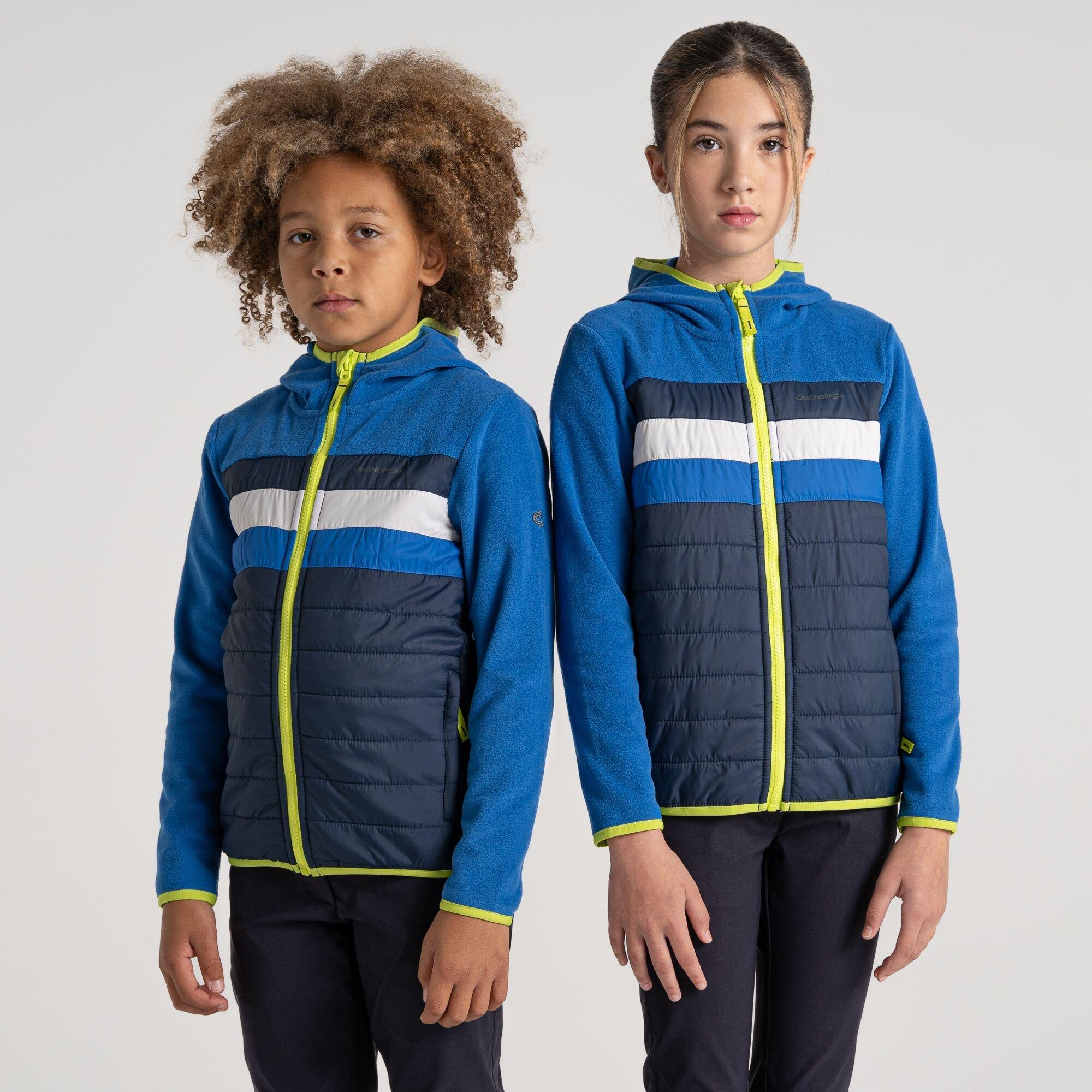 Bolt/BlueNvy - Craghoppers - Unisex Kids' Crag Brady Lightweight Weather-Resistant Insulated Puffer Jacket - 1