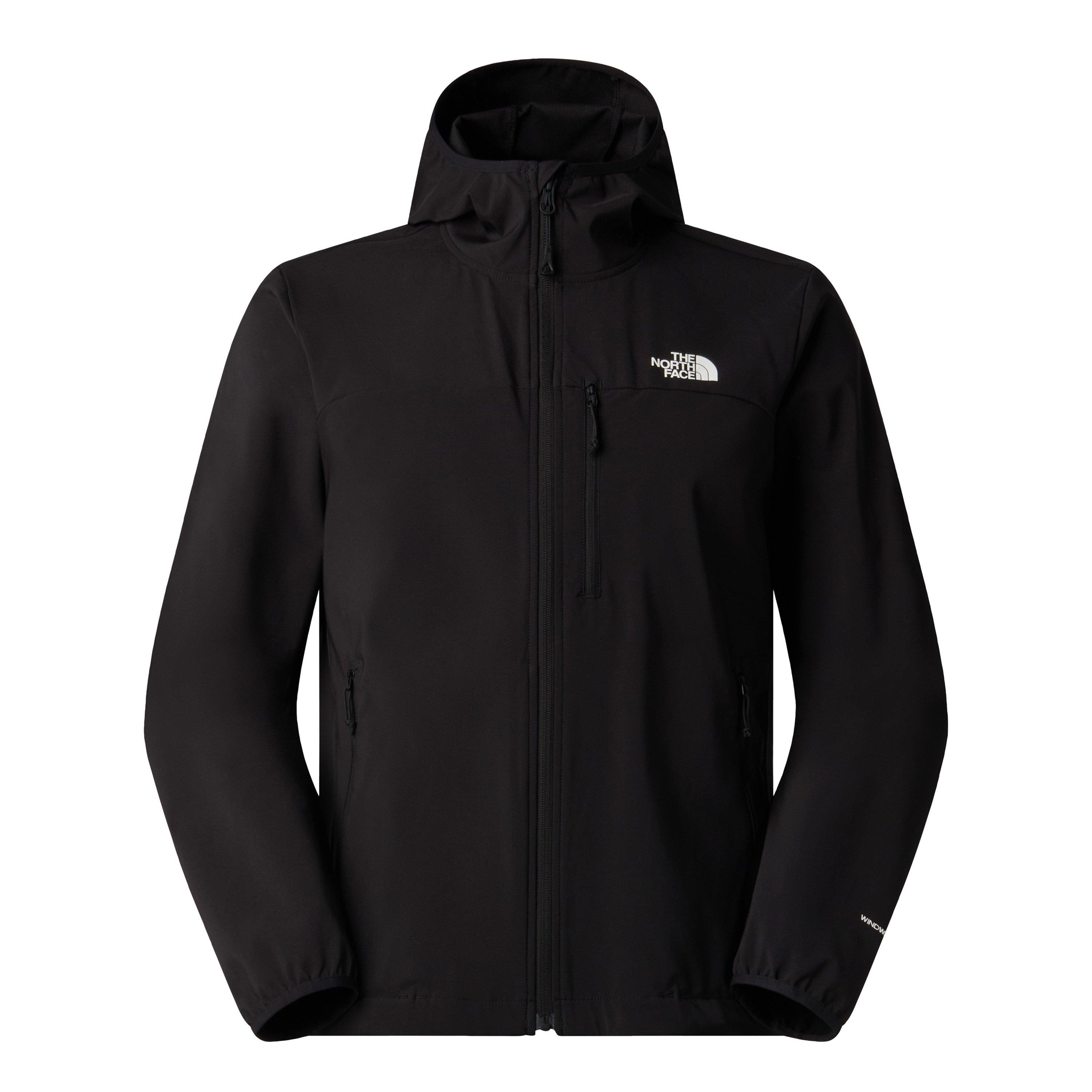 TNF Black - The North Face - Mens Nimble Windproof Water-Repellent Long Sleeve Softshell Jacket - 1