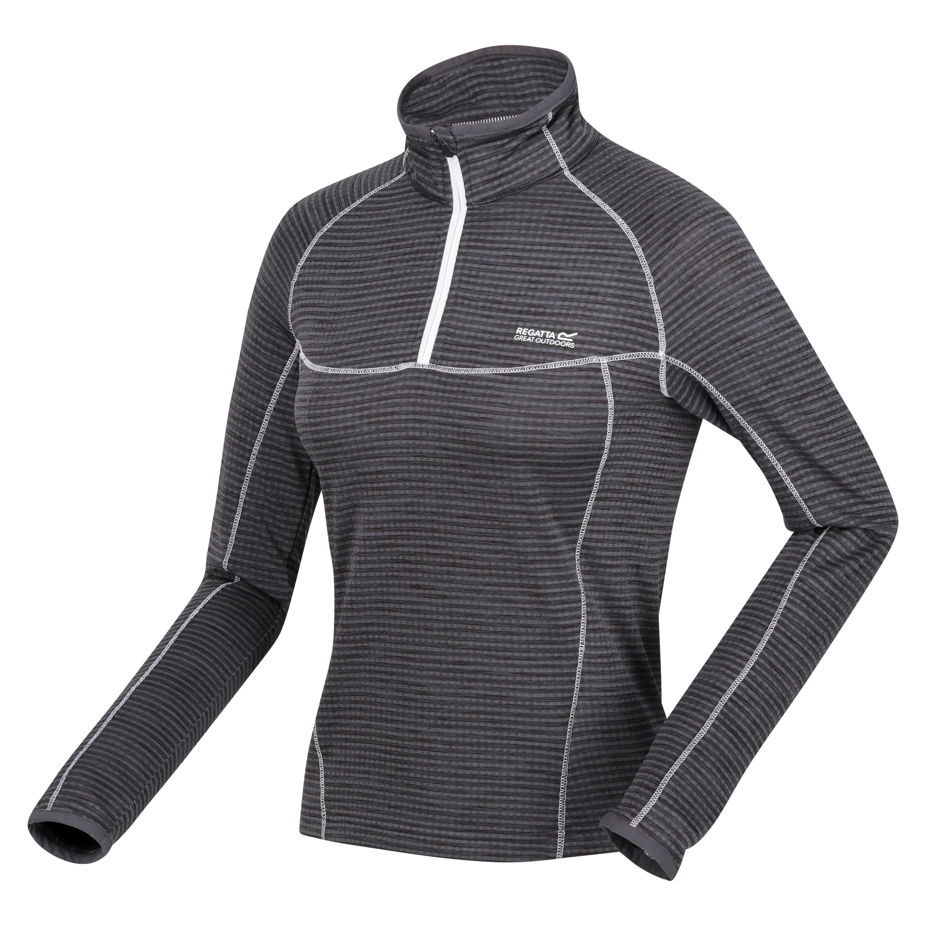 SlGry(White) - Regatta - Women's Yonder Quarter Zip Fleece - 1