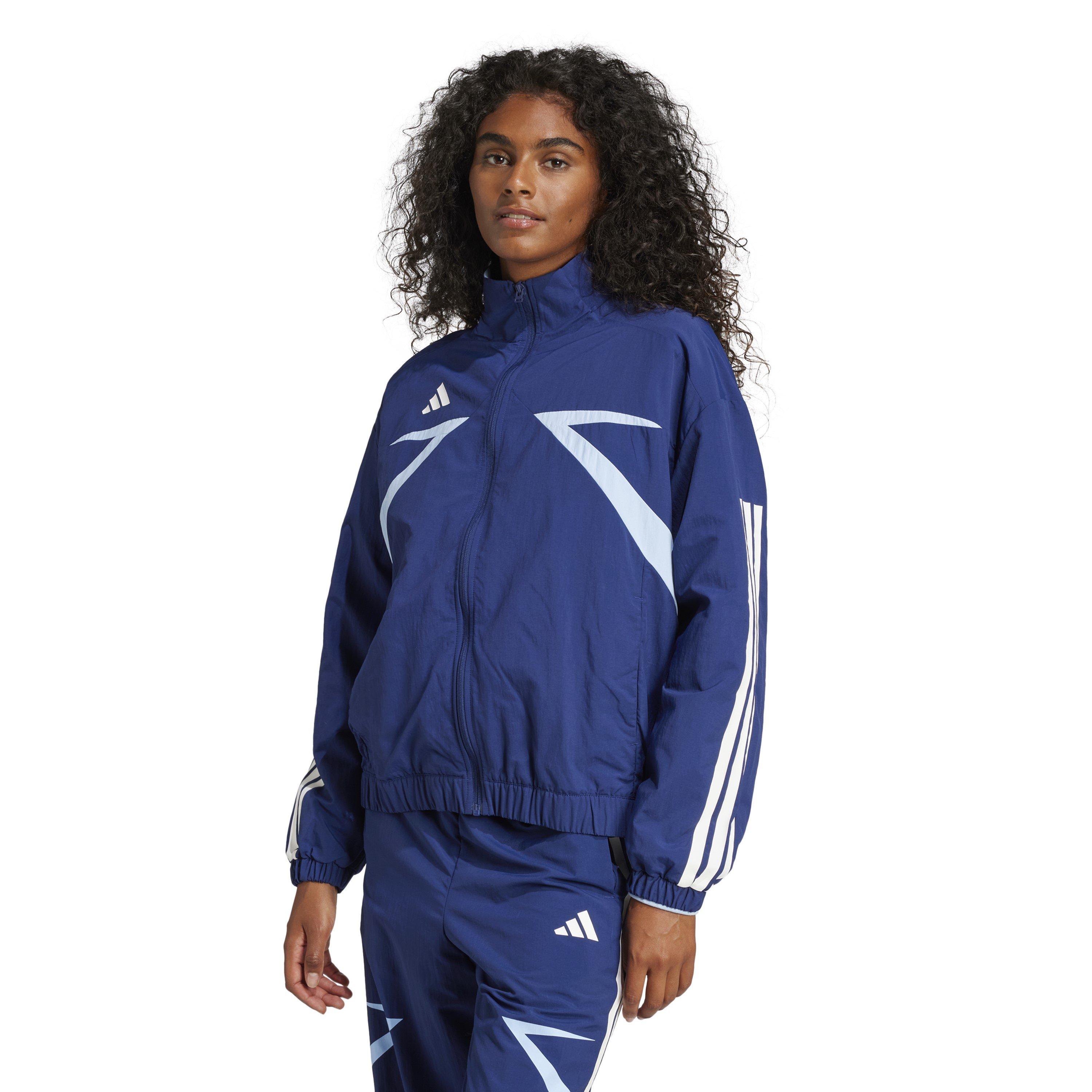 Blu/Blu/Bianco - adidas - Tiro Q1Cov Softshell Jacket - 2