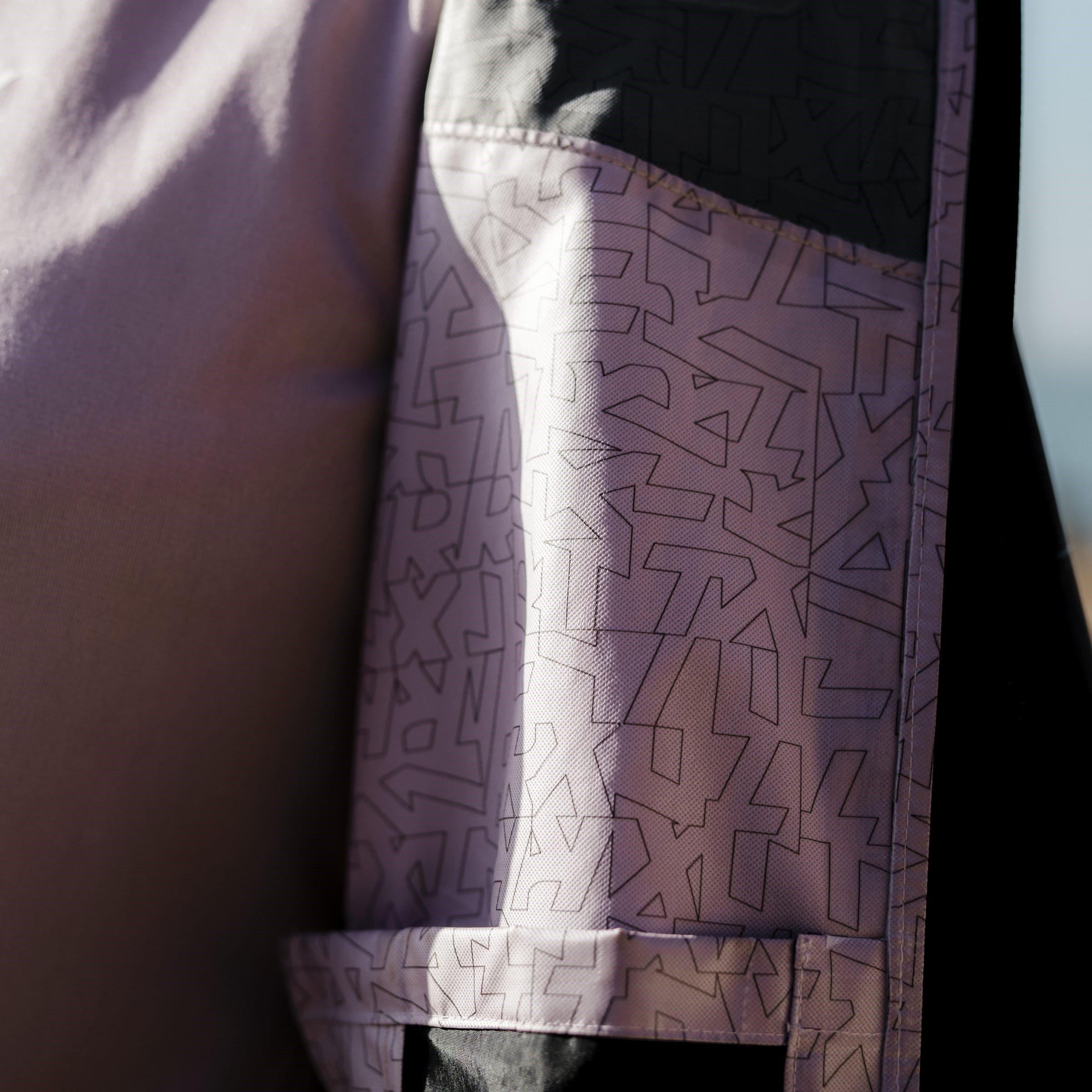 Fig/Black - adidas - Terrex Multi Rain Ready 2.5 Layer Wind Resistant Long Sleeve Waterproof Jacket - 9