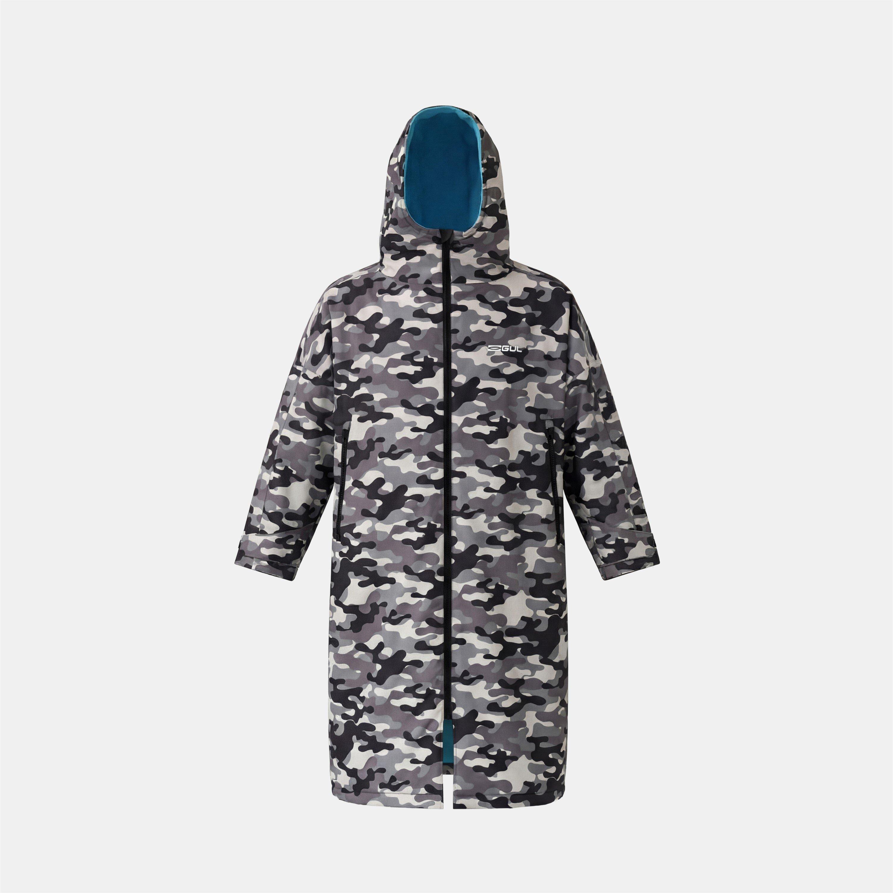 Gul Unisex Adults Waterproof Fleece Lined Long Sleeve Oversized Fit Insulated Robe