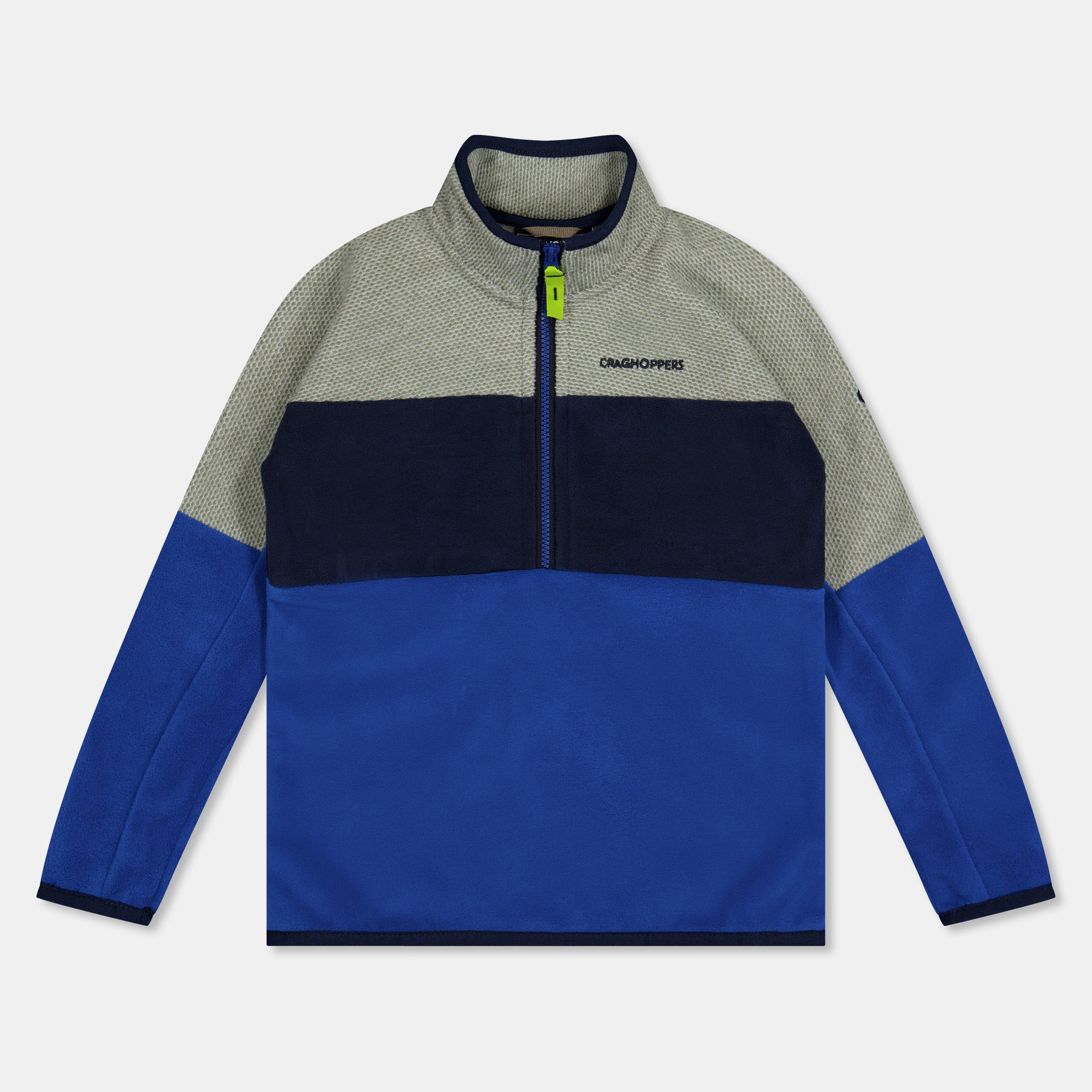 Craghoppers  Kids ' Linden Half Zip Fleece - Bolt/Grey Ml - 11-12 (L)