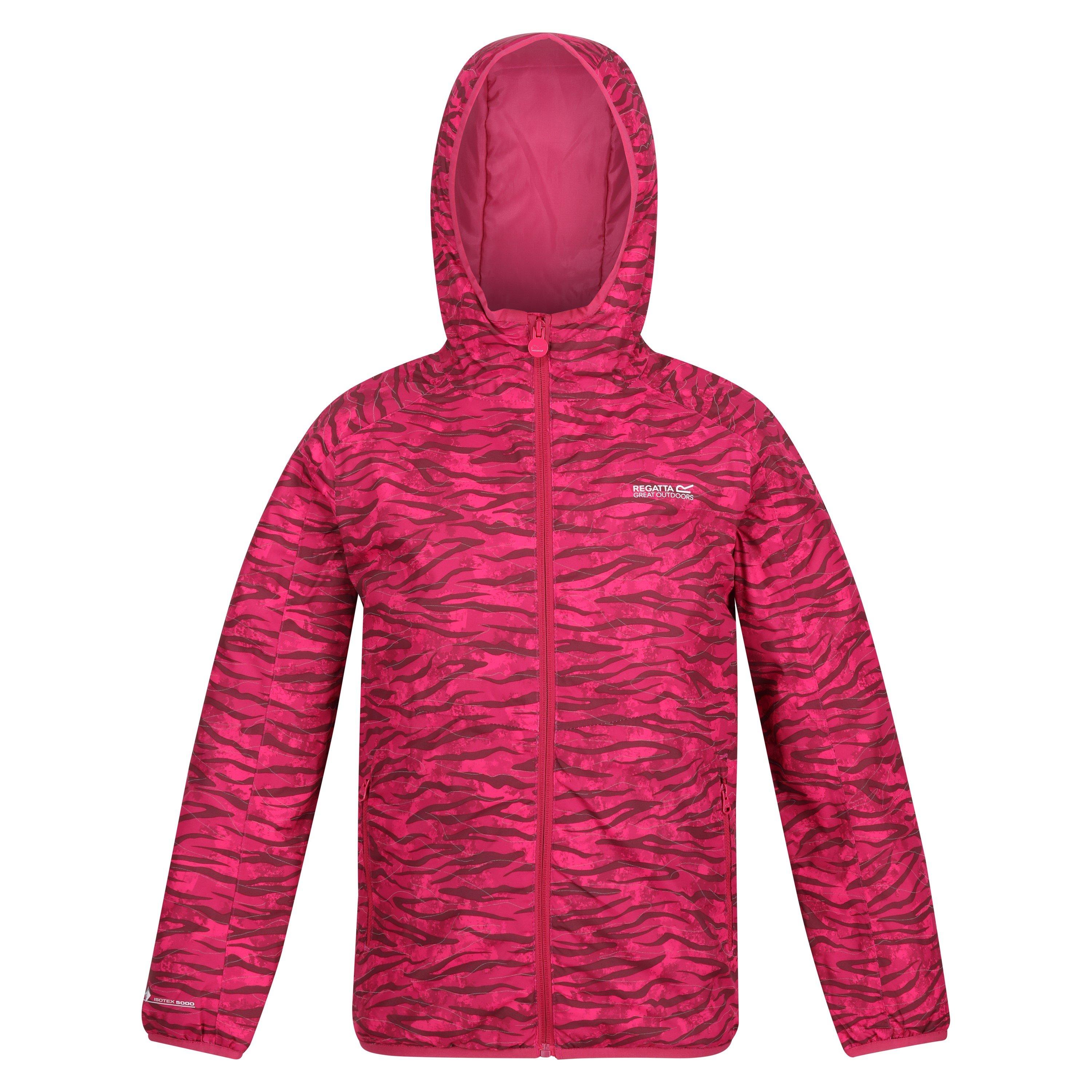 BerryPkPrint - Regatta - Kids' Volcanics Quilted Lightweight Insulated Puffer Jacket - 1