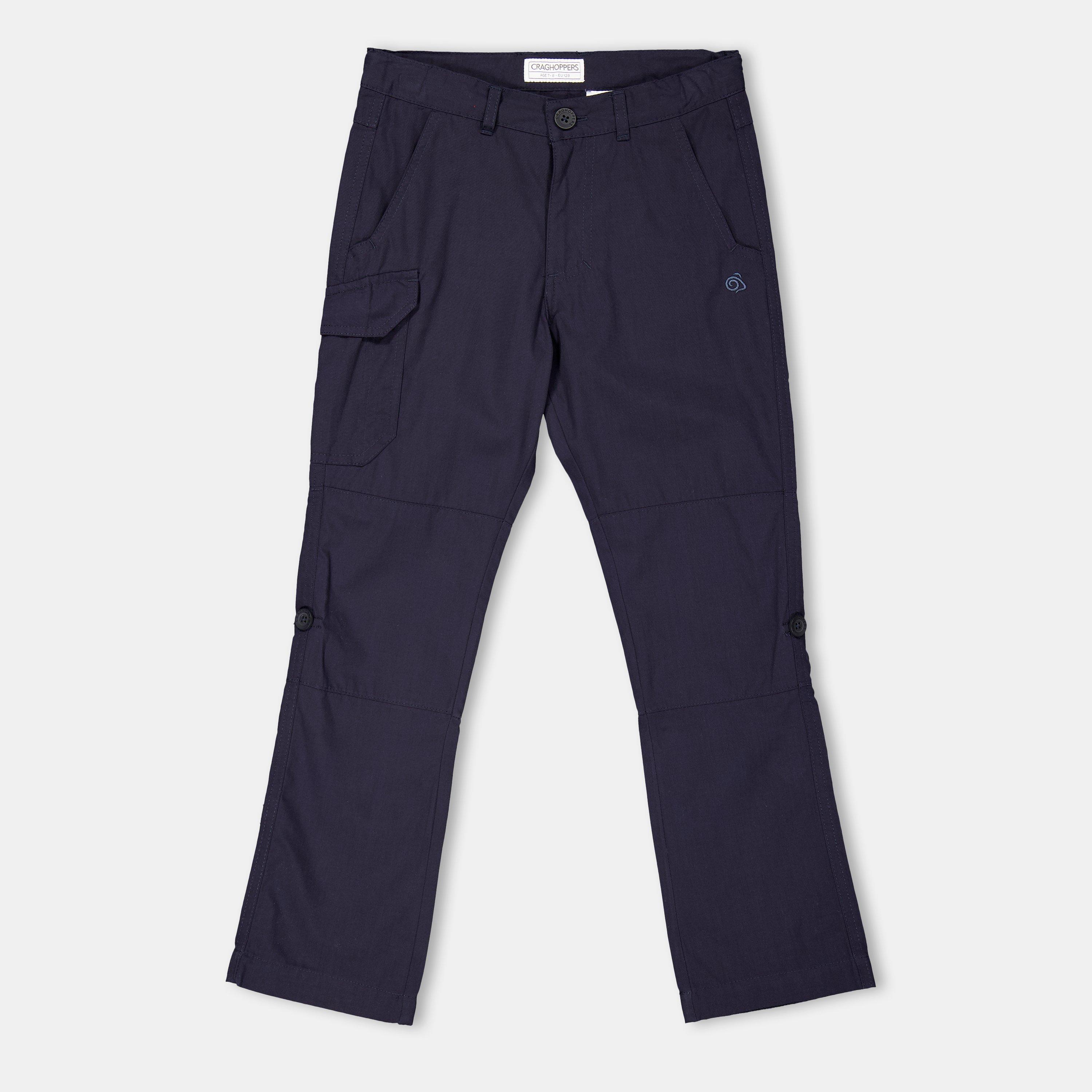 DK Navy - Craghoppers - Unisex Kids' Crag Kiwi Walking Trousers - 1