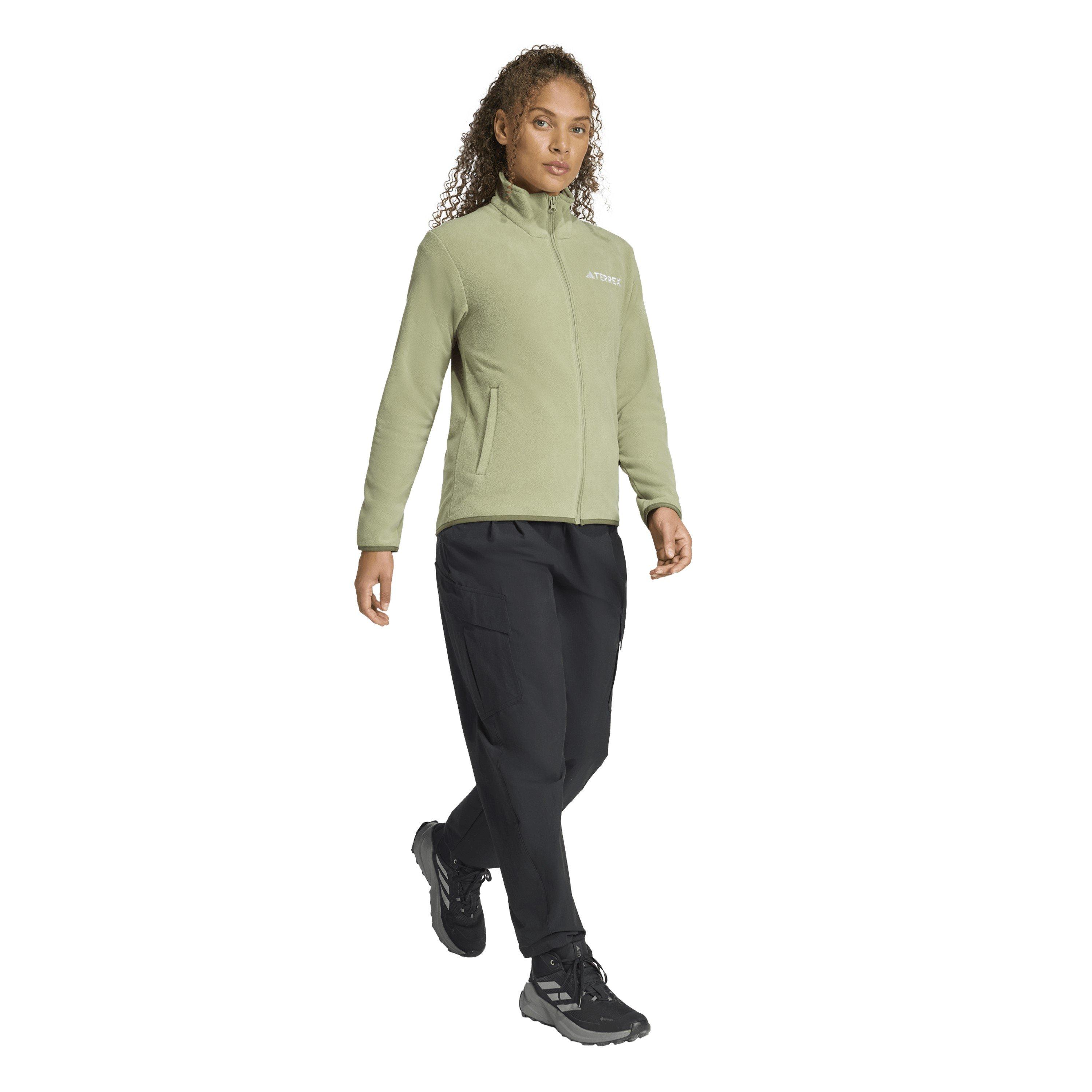 Tent Green - adidas - Women's Full Zip Fleece - 6