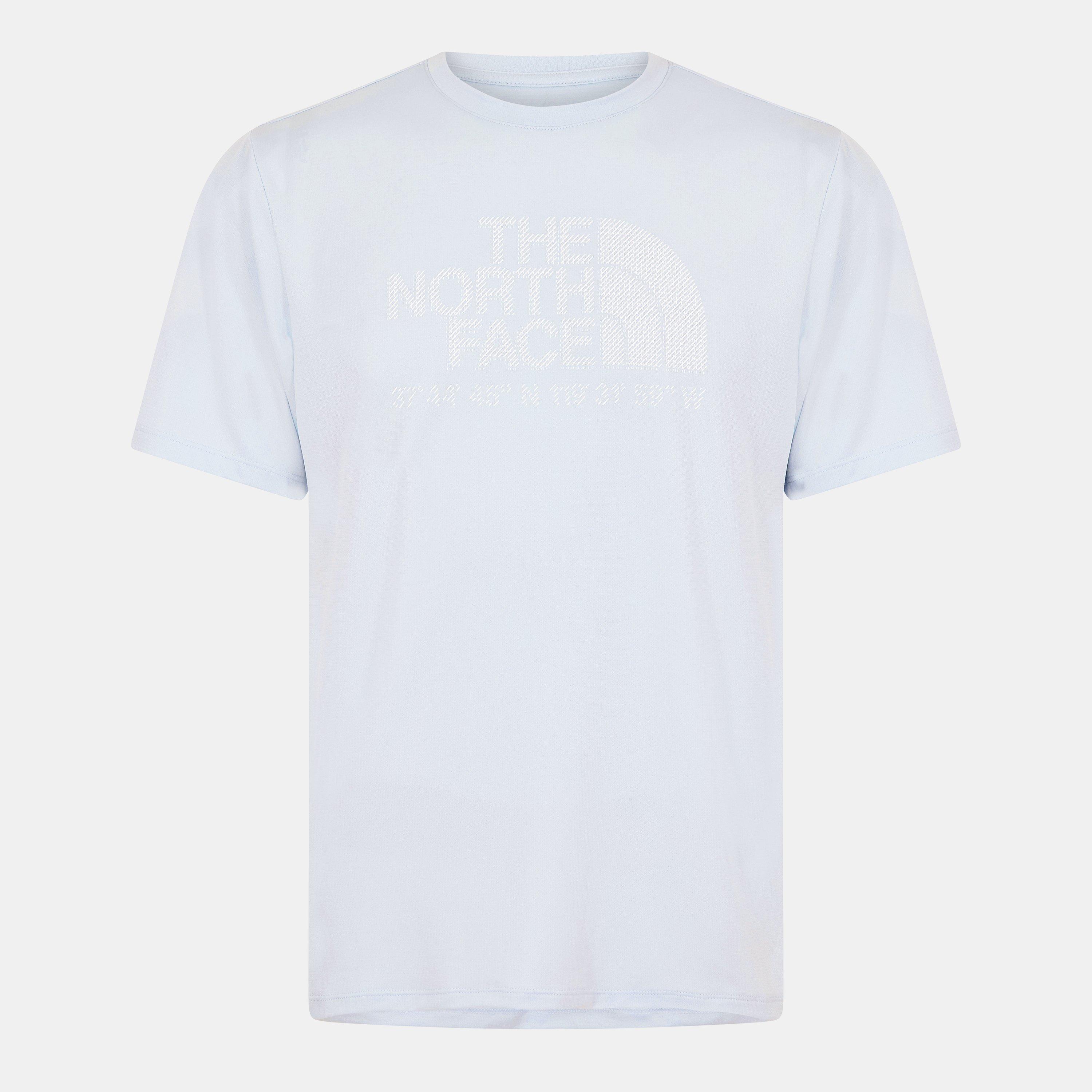Mystic Haze - The North Face - Men's 24/7 Logo Graphic Short-Sleeve Performance T-Shirt - 1