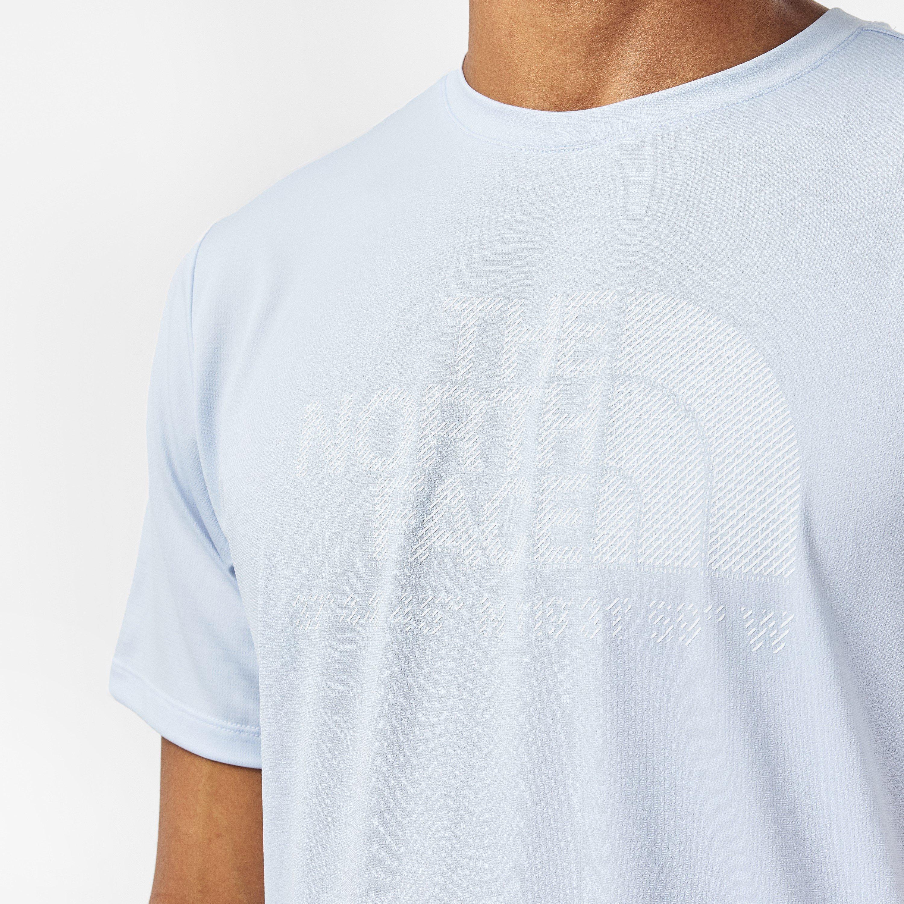 Mystic Haze - The North Face - Men's 24/7 Logo Graphic Short-Sleeve Performance T-Shirt - 5