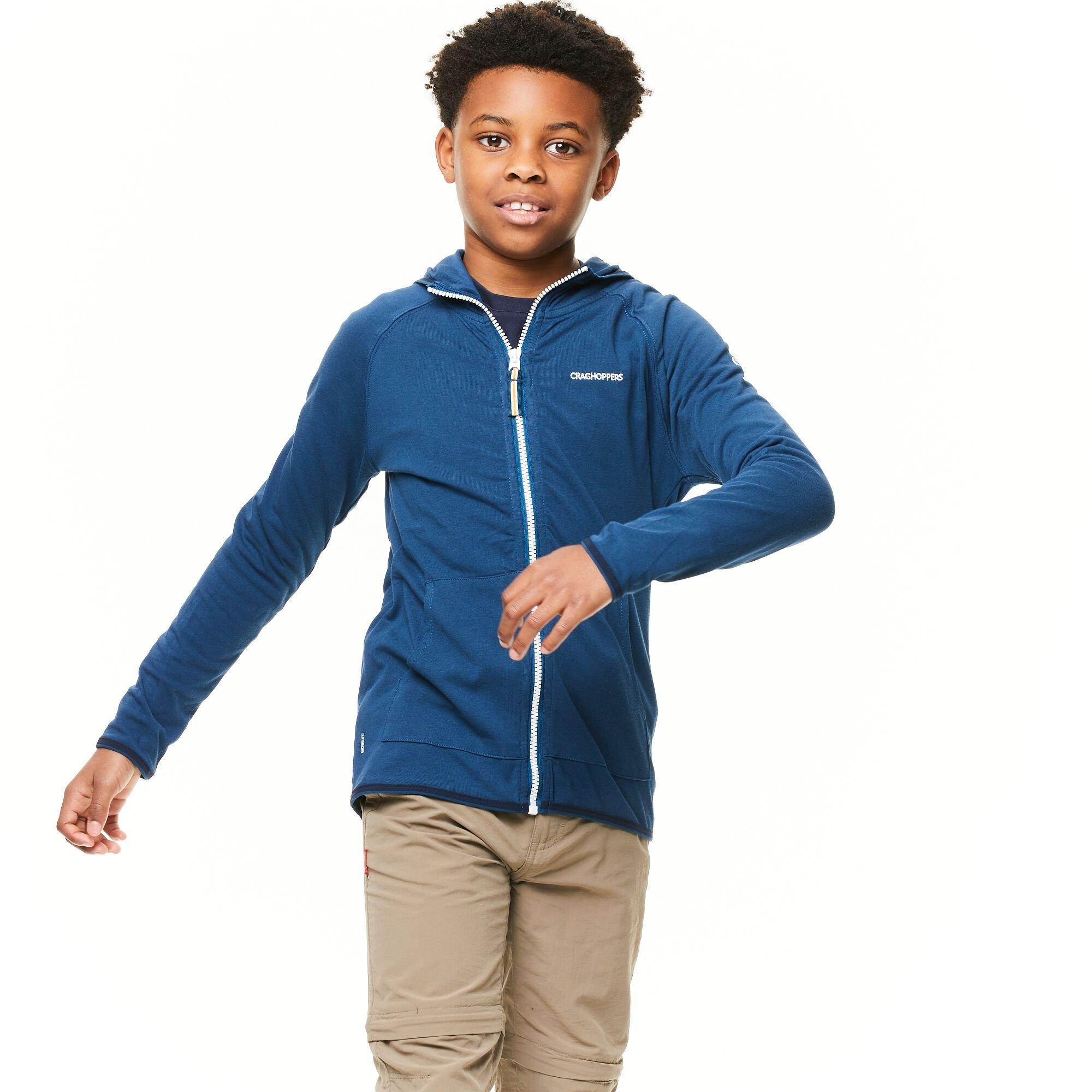 PoseidonBlauw - Craghoppers - Unisex Kids' Crag Symmons Full-Zip Fleece - 3