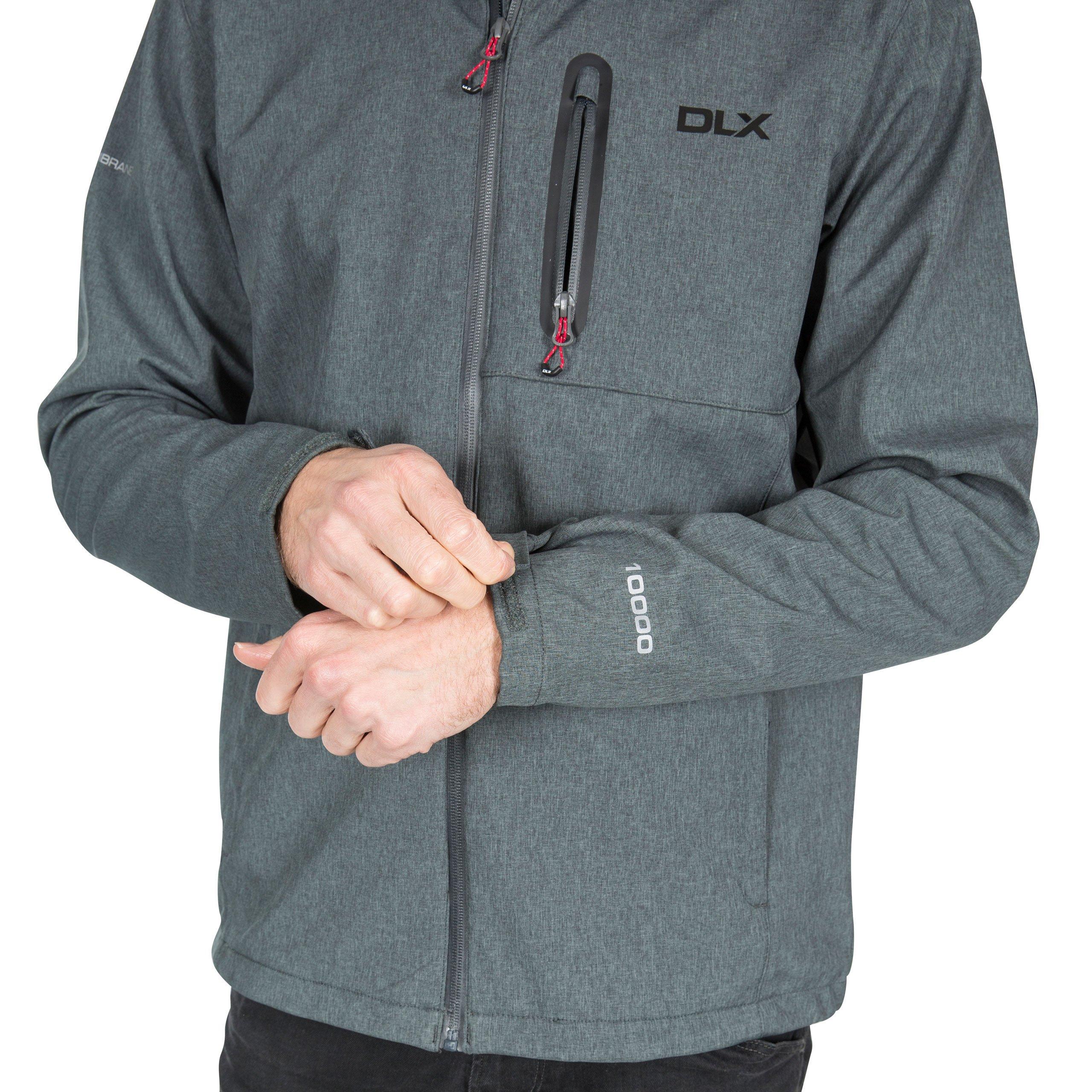 Dunkelgrau meliert - DLX - Ferguson Weather-Resistant Breathable Softshell Jacket - 7