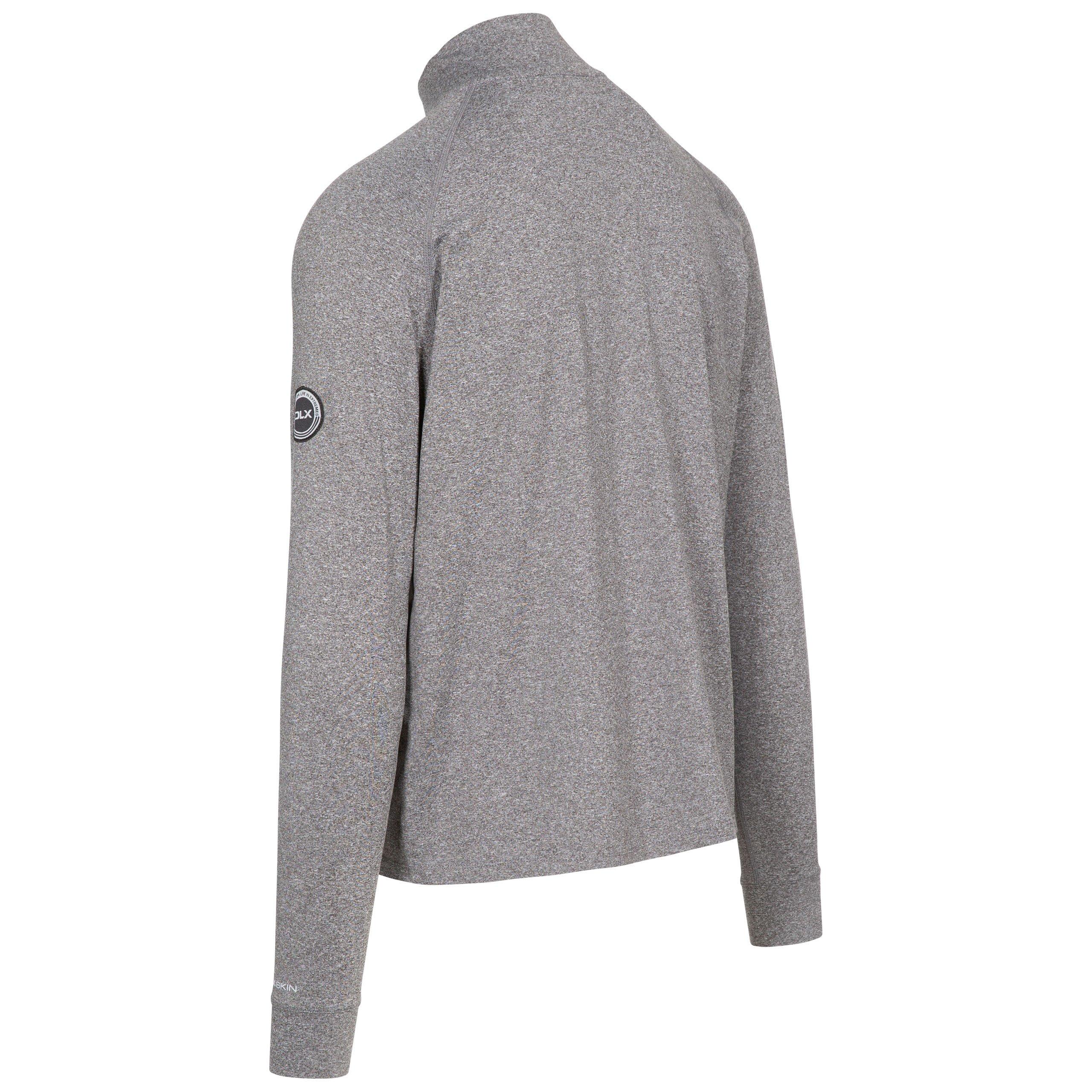 Grigio Marl - DLX - Nicholas Long-Sleeve Performance T-Shirt - 3