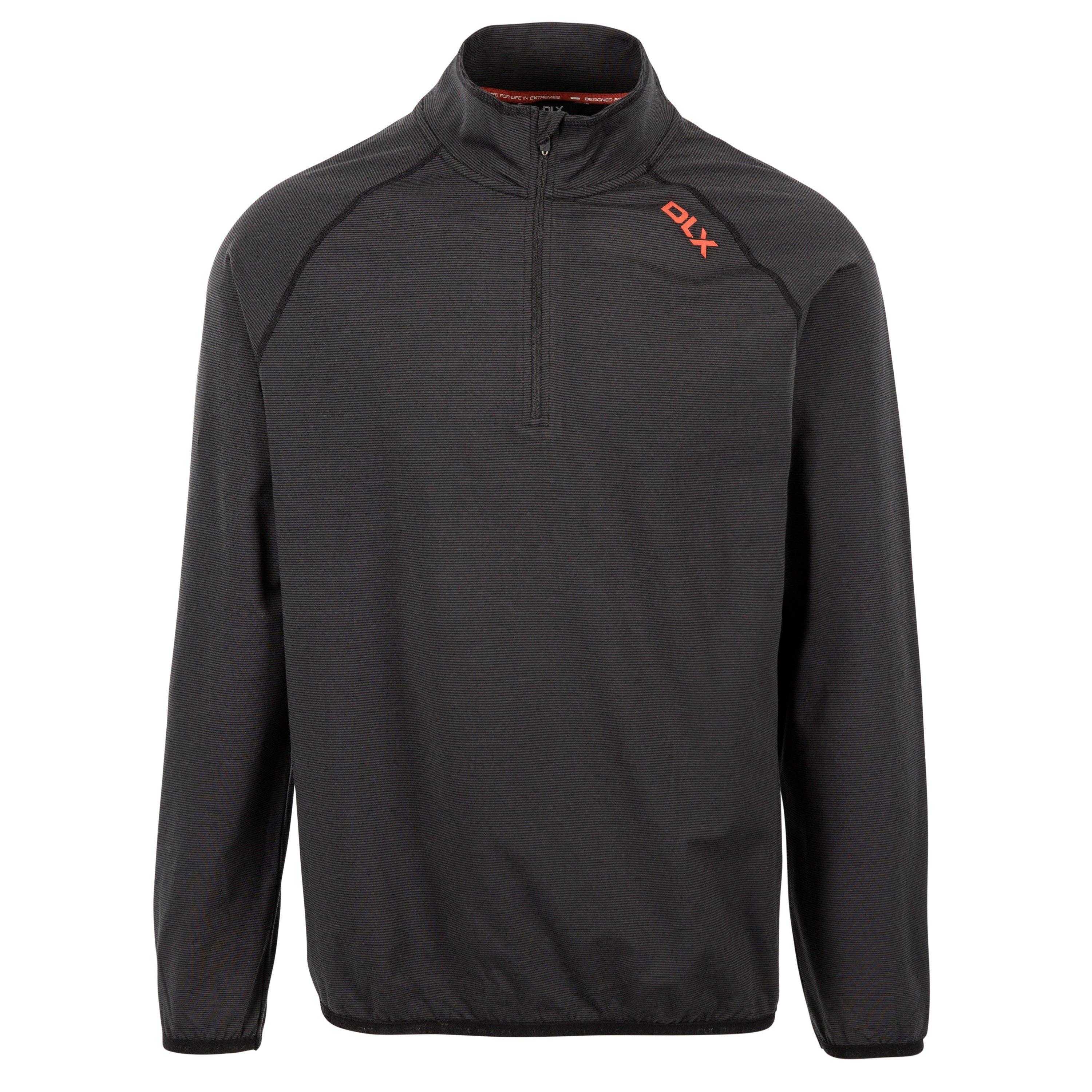 Black - DLX - Men's Hulton Long-Sleeve Performance T-Shirt - 1