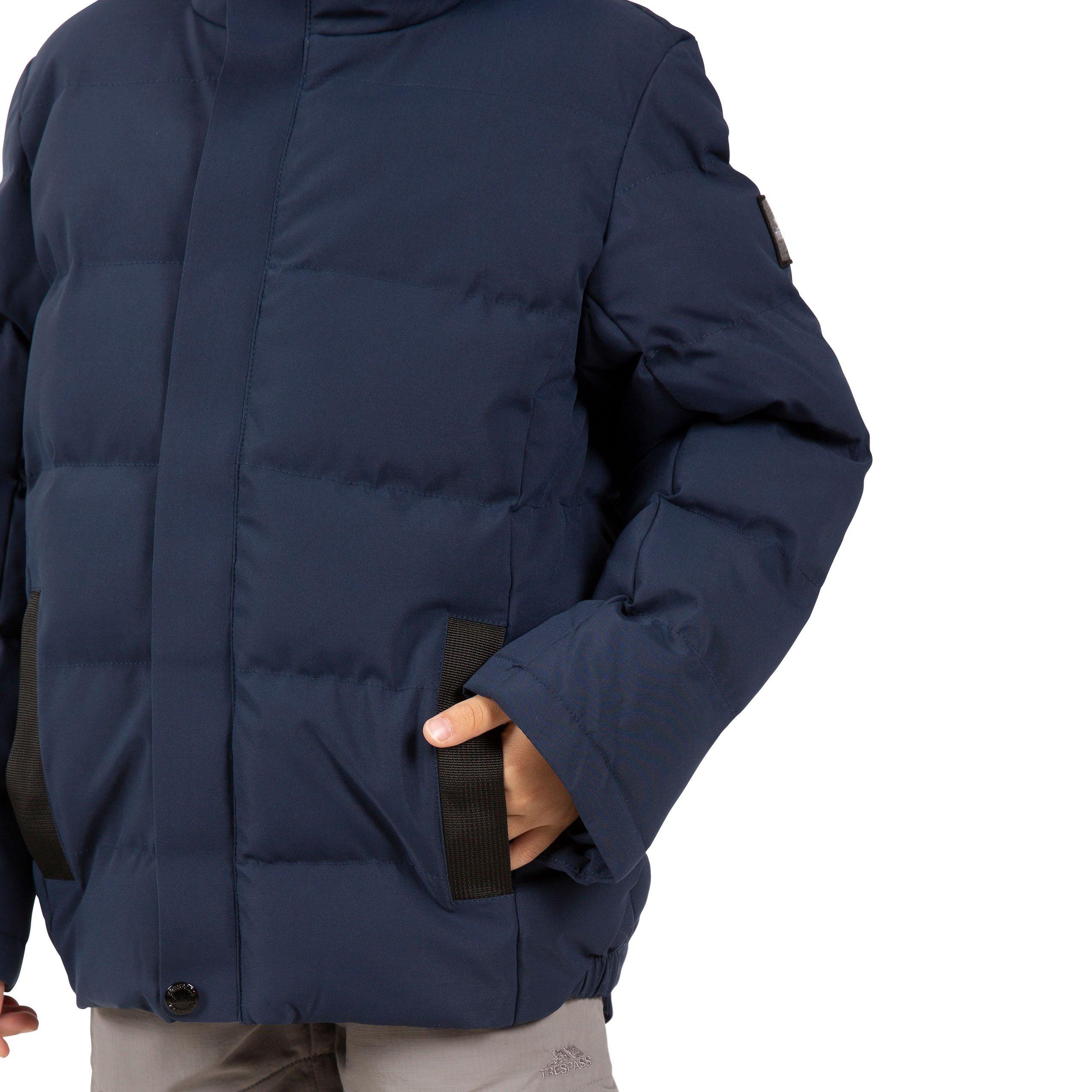 Navy - Trespass - Kids' Habbton Insulated Puffer Jacket - 7