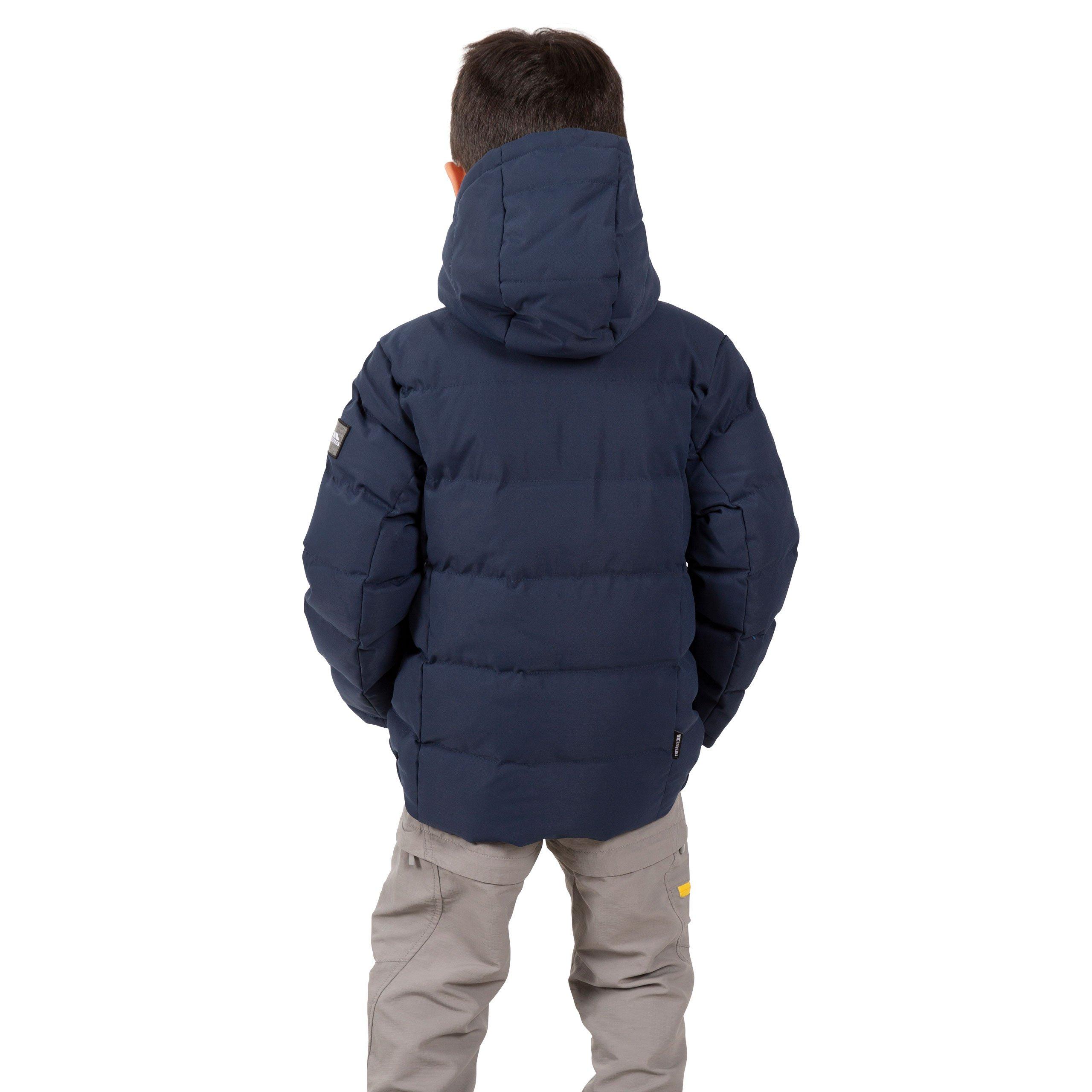 Navy - Trespass - Kids' Habbton Insulated Puffer Jacket - 3