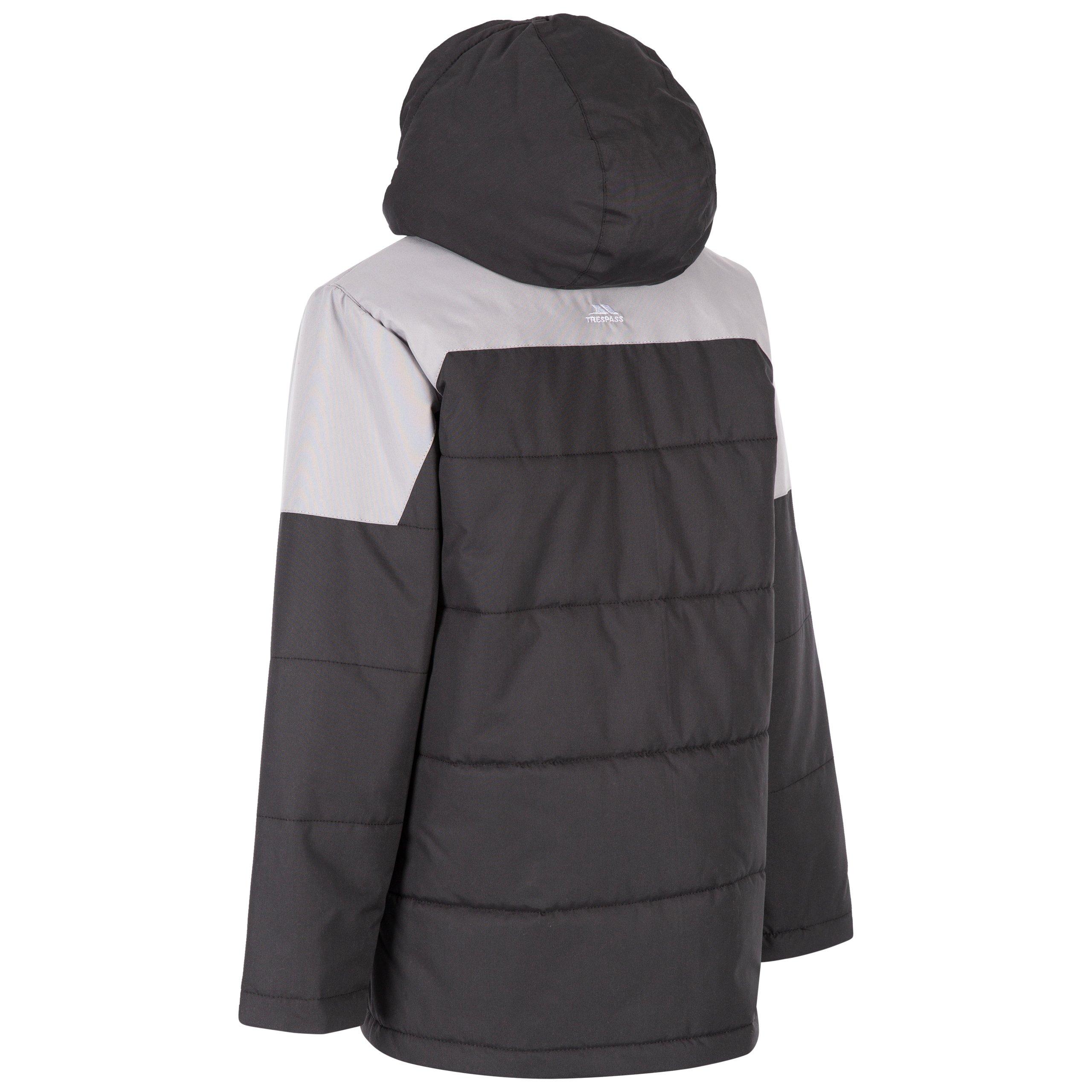 Zwart - Trespass - Recoil Insulated Puffer Jacket - 2