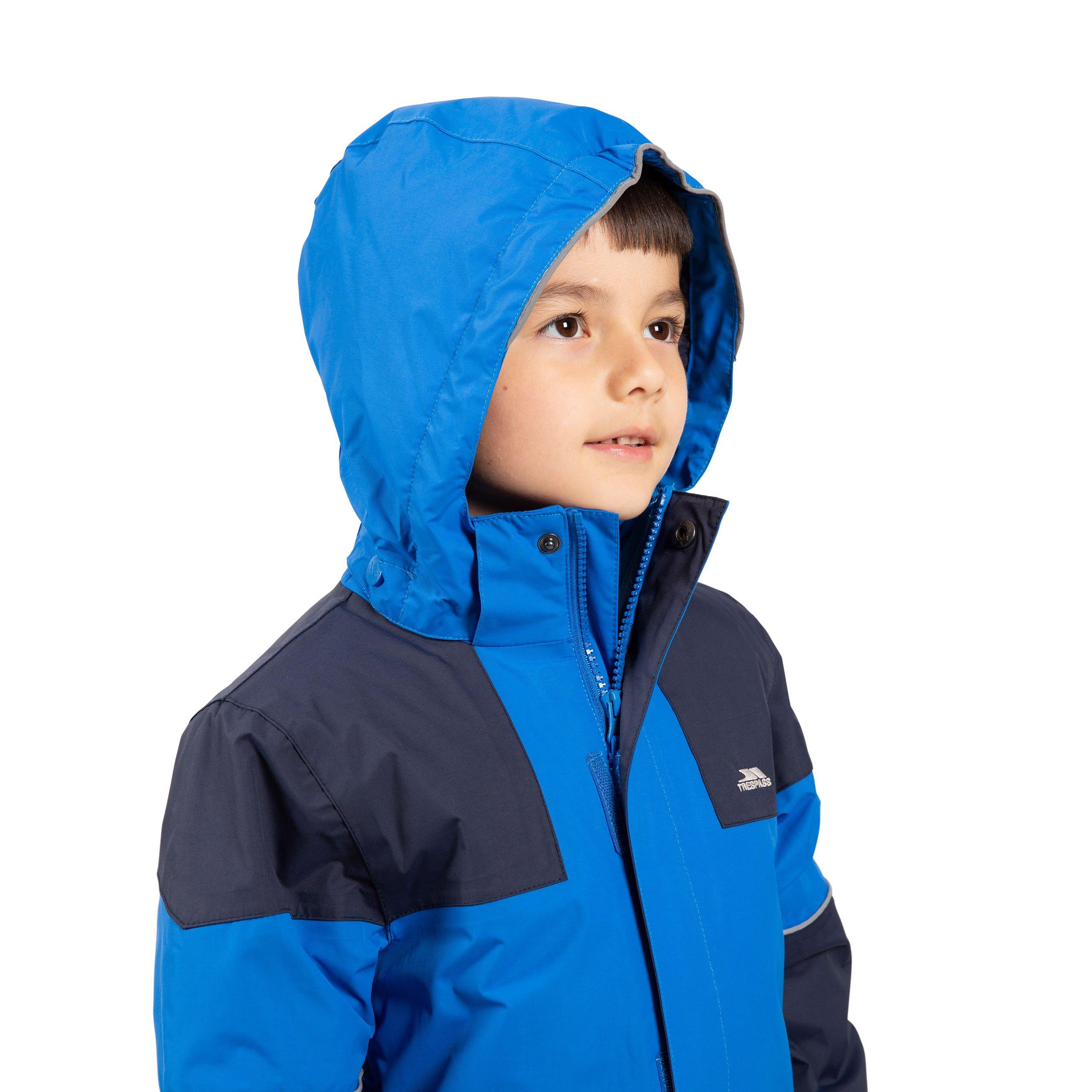 Blauw - Trespass - Unlock Waterproof Jacket - 4
