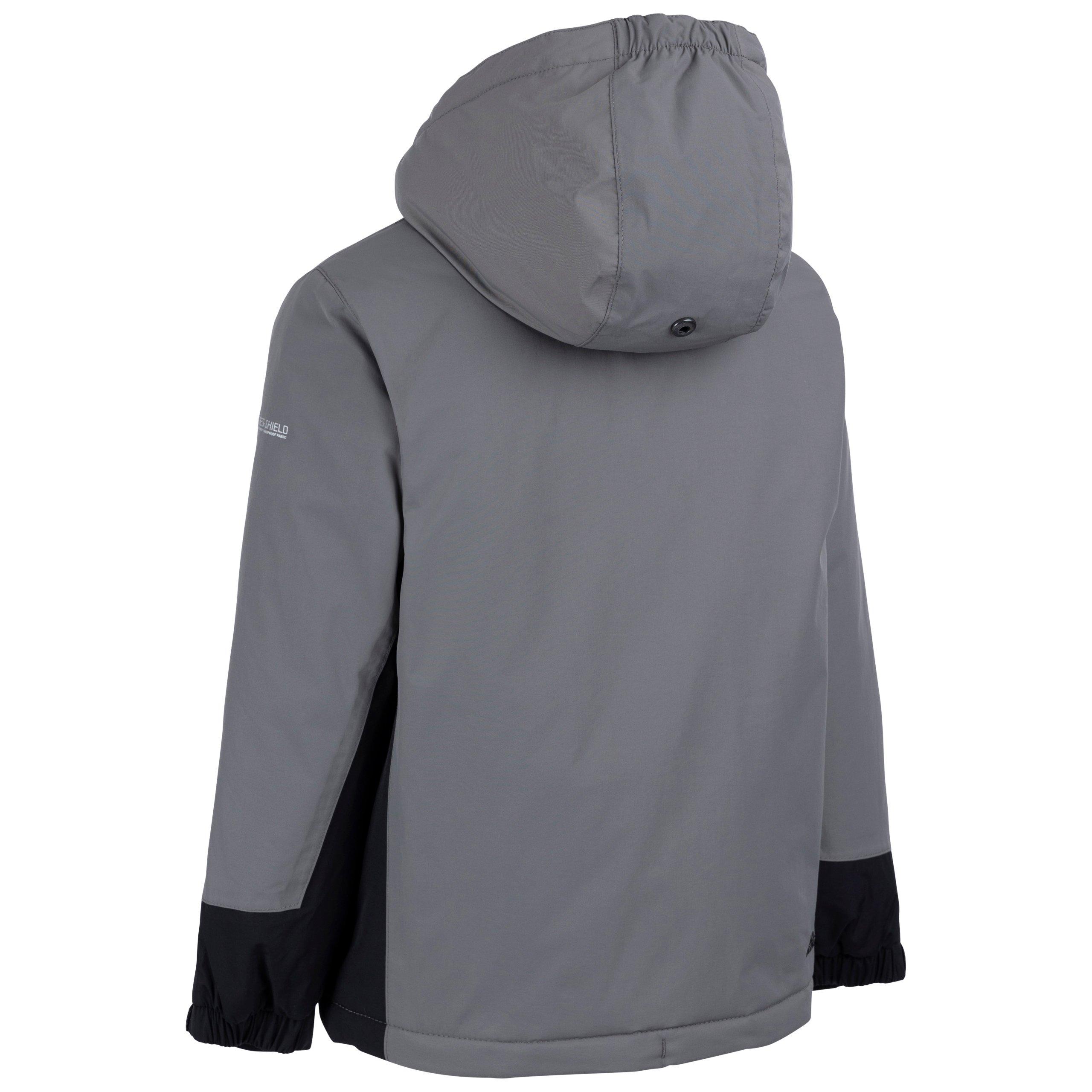 Gris Tempête - Trespass - Kids' Elder Waterproof Jacket - 2