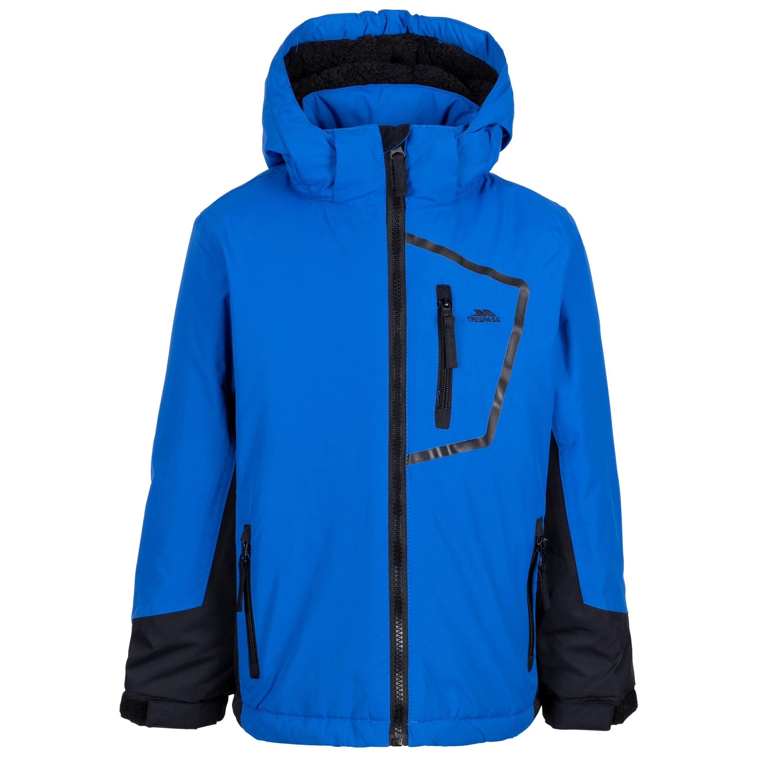 Blue - Trespass - Kids' Elder Waterproof Jacket - 1