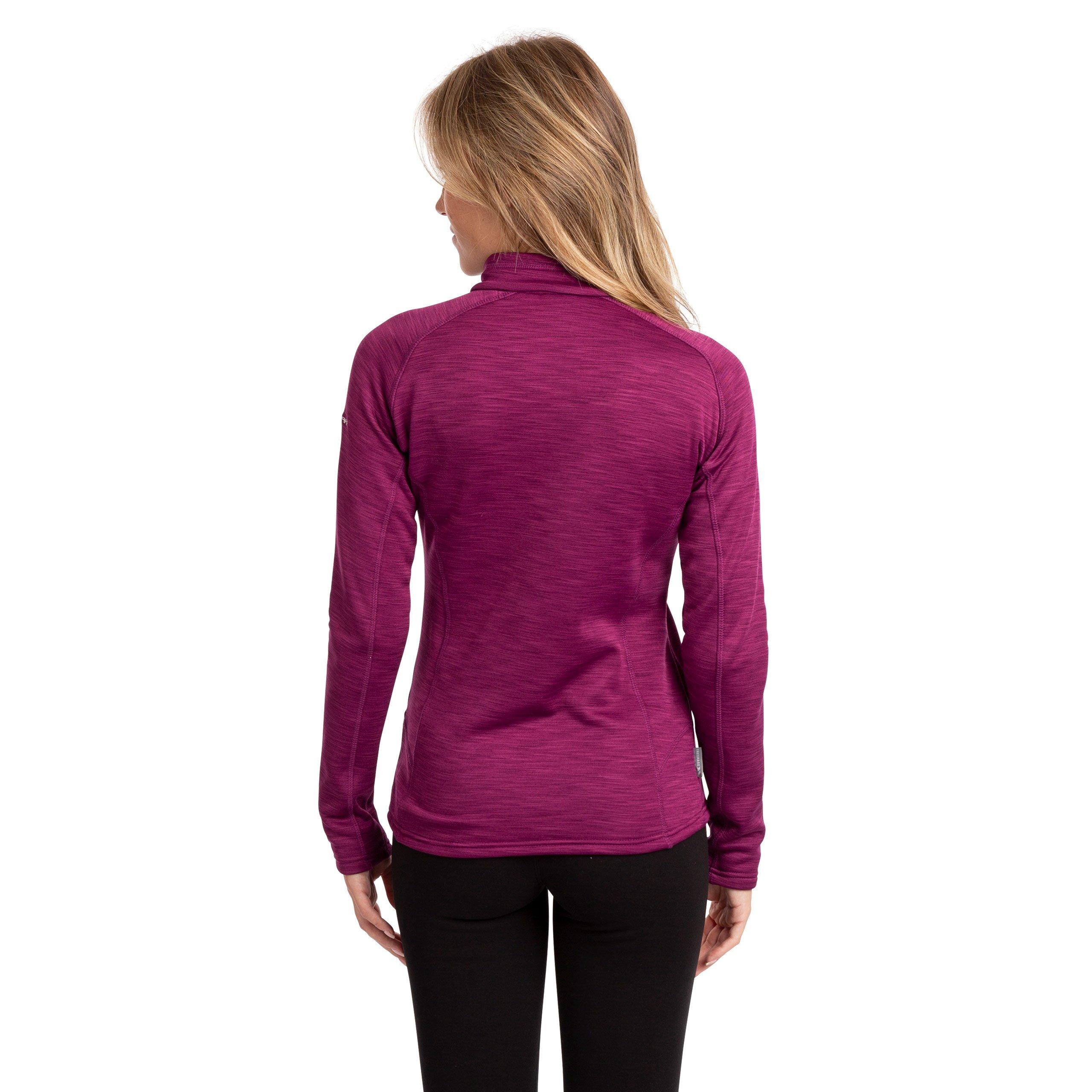 Grape Wine Mrl - Trespass - Fairford Quarter-Zip Fleece - 4