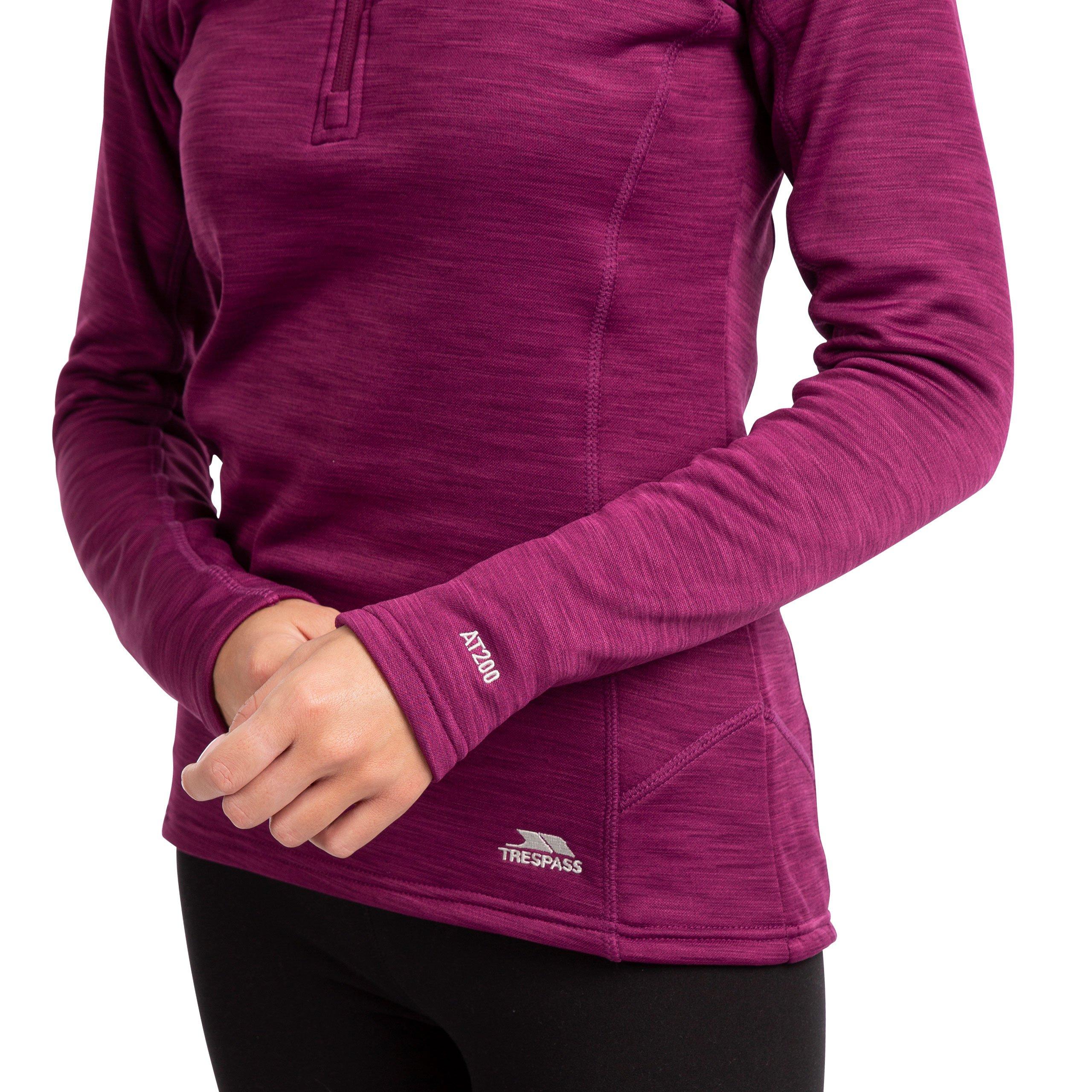 Grape Wine Mrl - Trespass - Fairford Quarter-Zip Fleece - 5