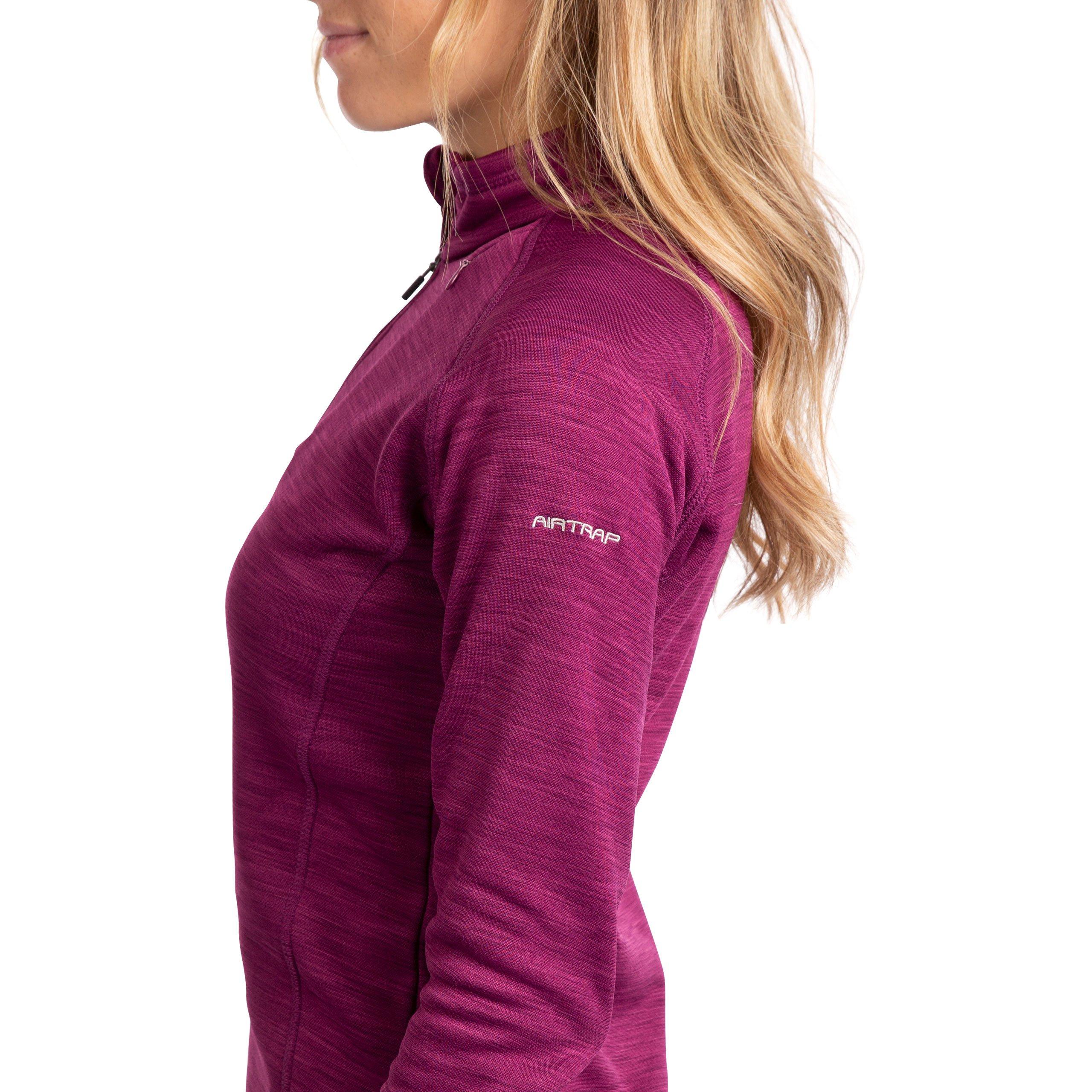 Grape Wine Mrl - Trespass - Fairford Quarter-Zip Fleece - 7