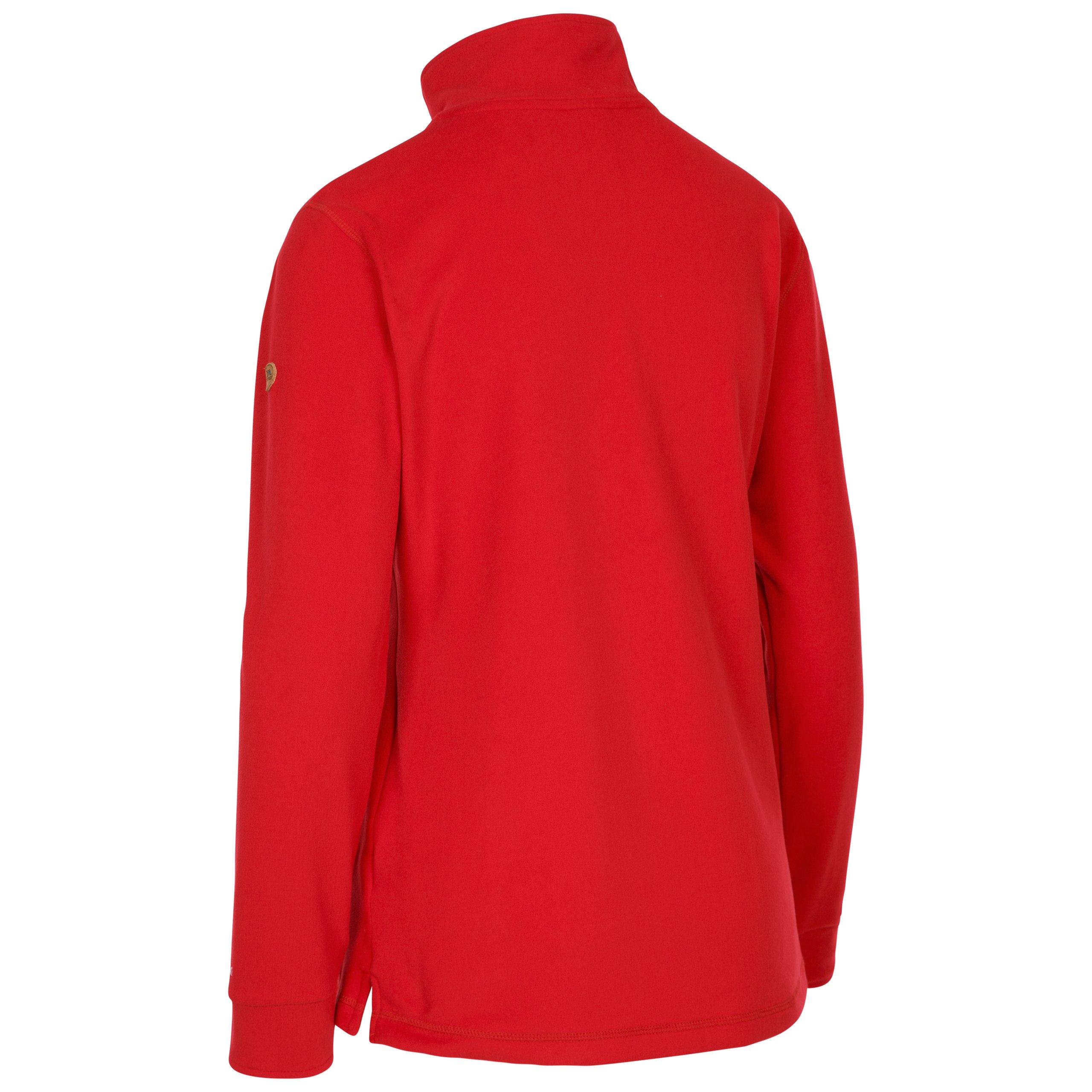 Red - Trespass - Big Heart Quarter-Zip Fleece - 9