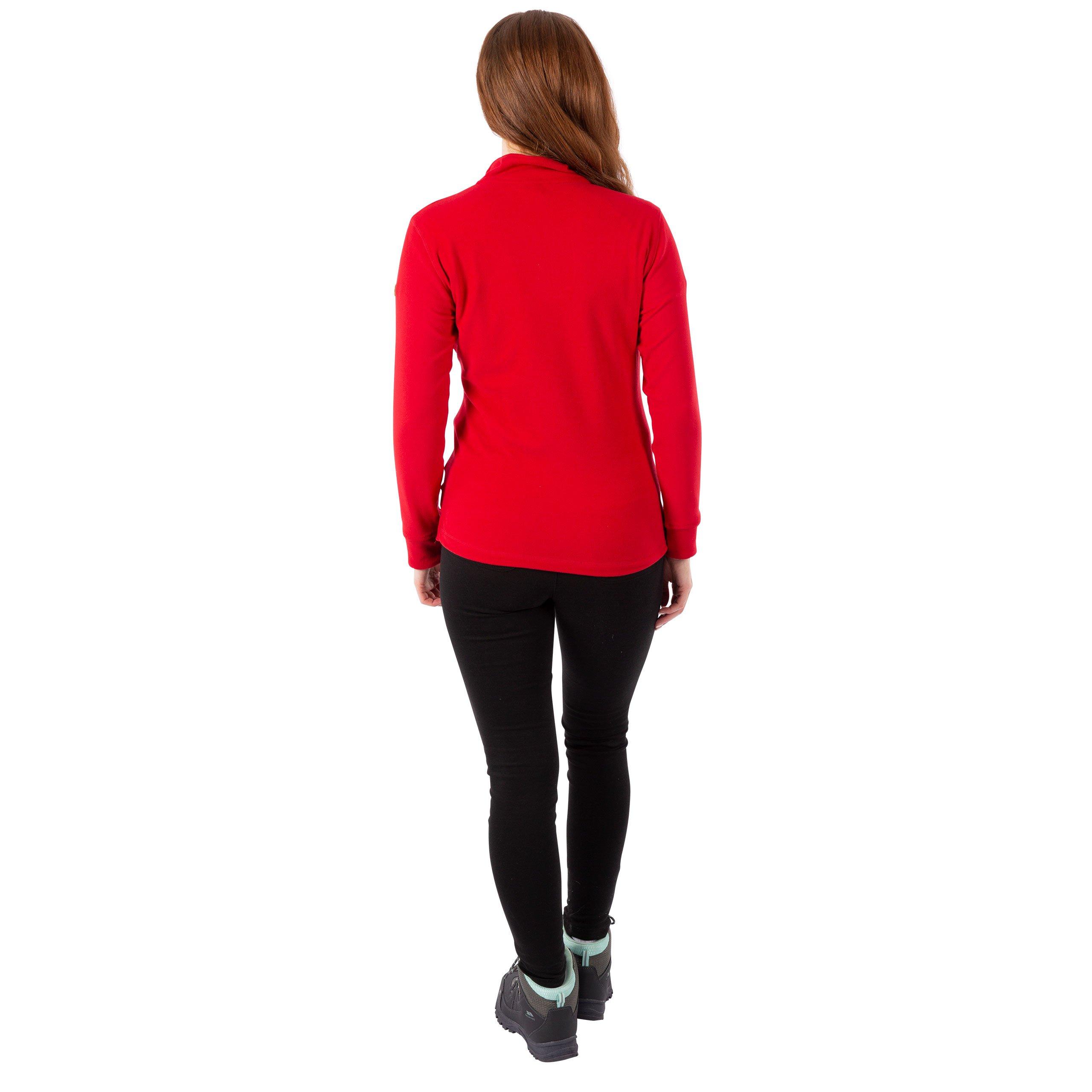 Red - Trespass - Big Heart Quarter-Zip Fleece - 4