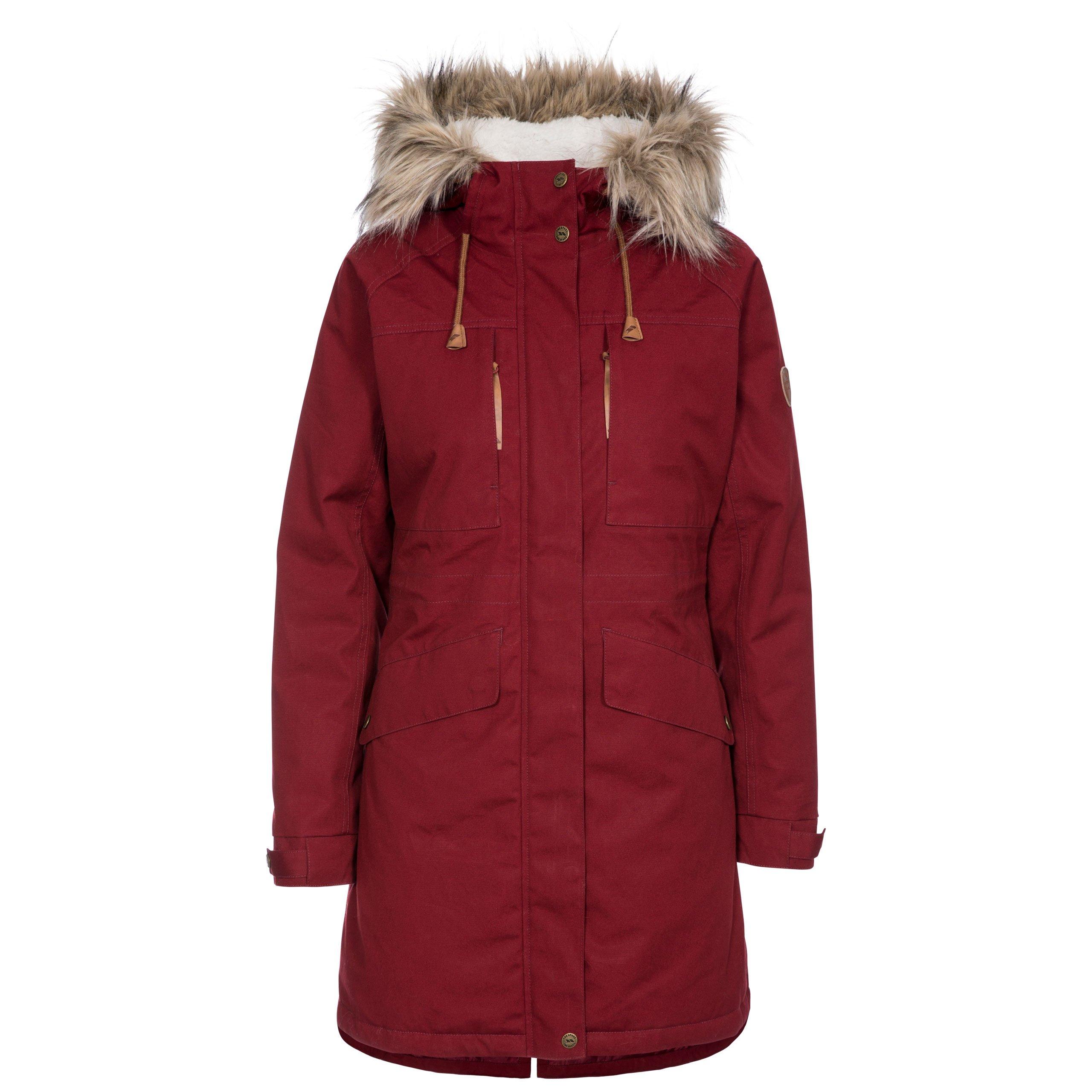 Trespass Women's Faithful Waterproof Parka - Merlot - 10 (S)
