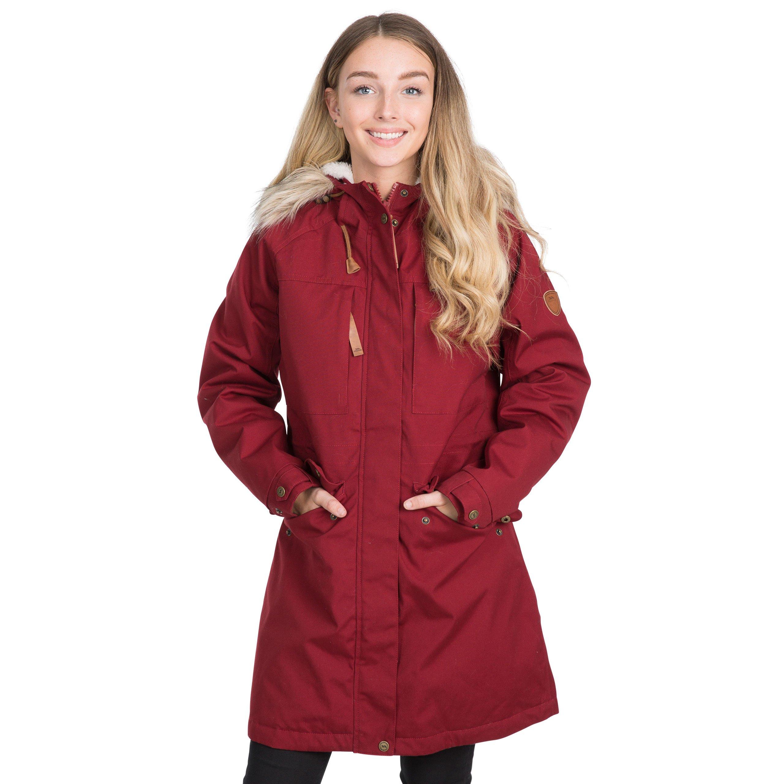 Merlot - Trespass - Women's Faithful Waterproof Parka - 2