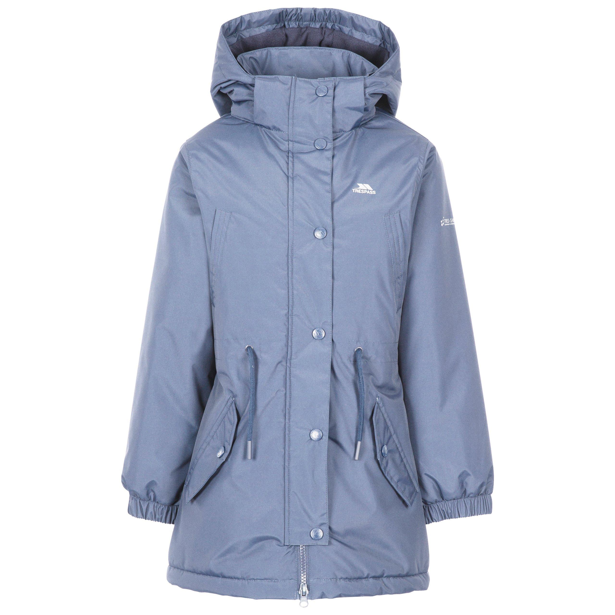 Grey - Trespass - Unisex Kids' Better Waterproof Jacket - 1