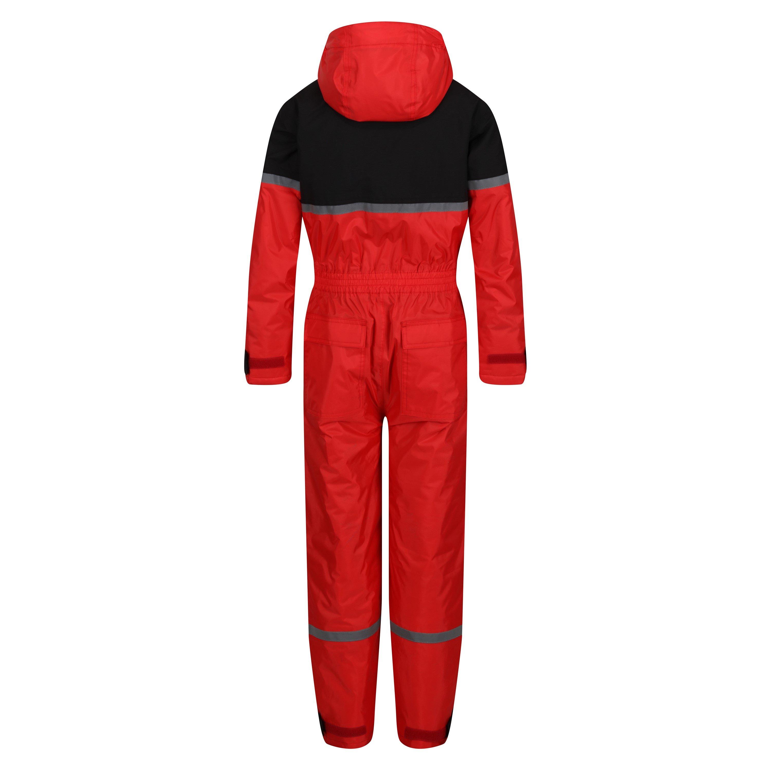 ClassRed/Blk - Regatta - Unisex Kids Kizmit II Overhead Fleece Hoodie - 2