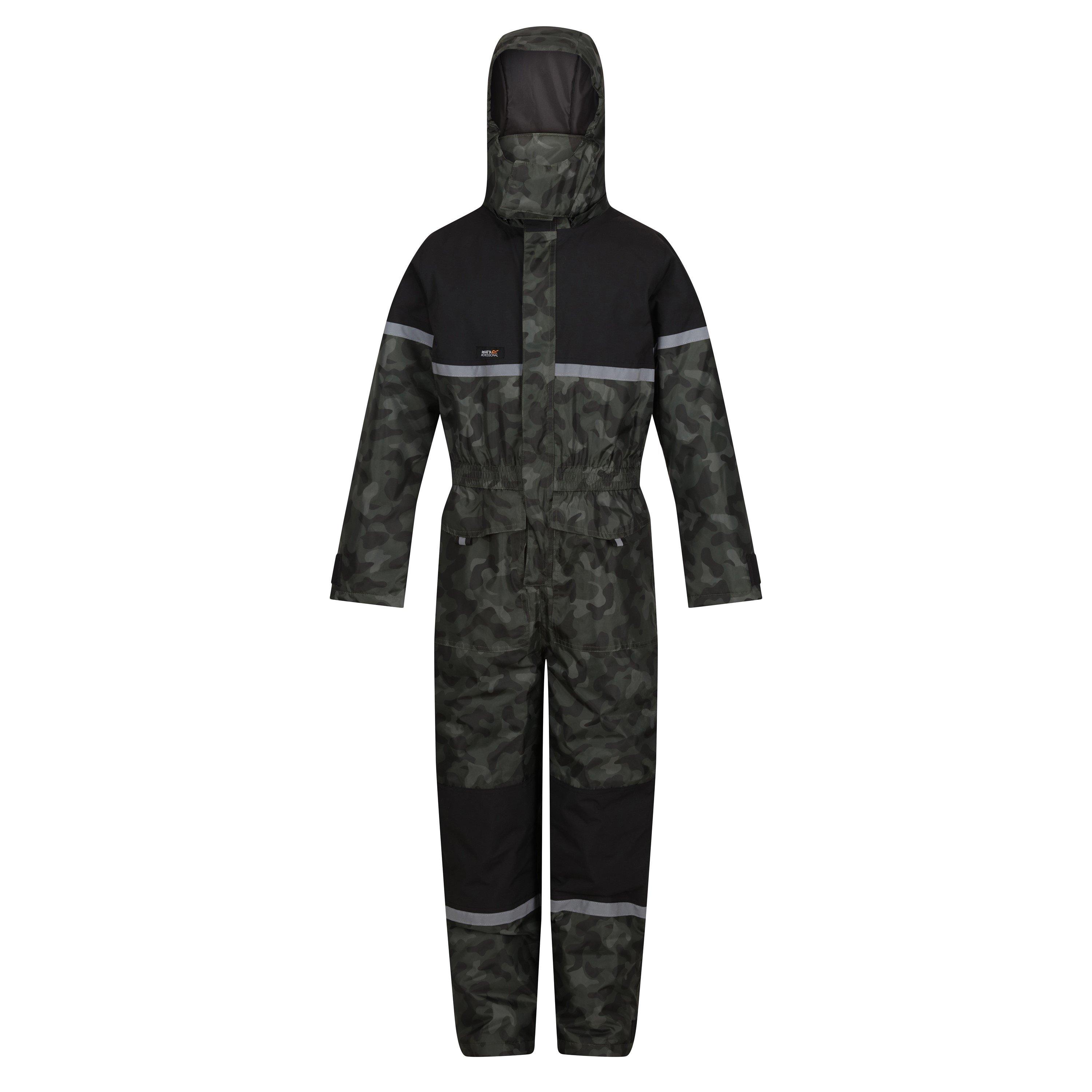 Camo/Black - Regatta - Unisex Kids Kizmit II Overhead Fleece Hoodie - 1