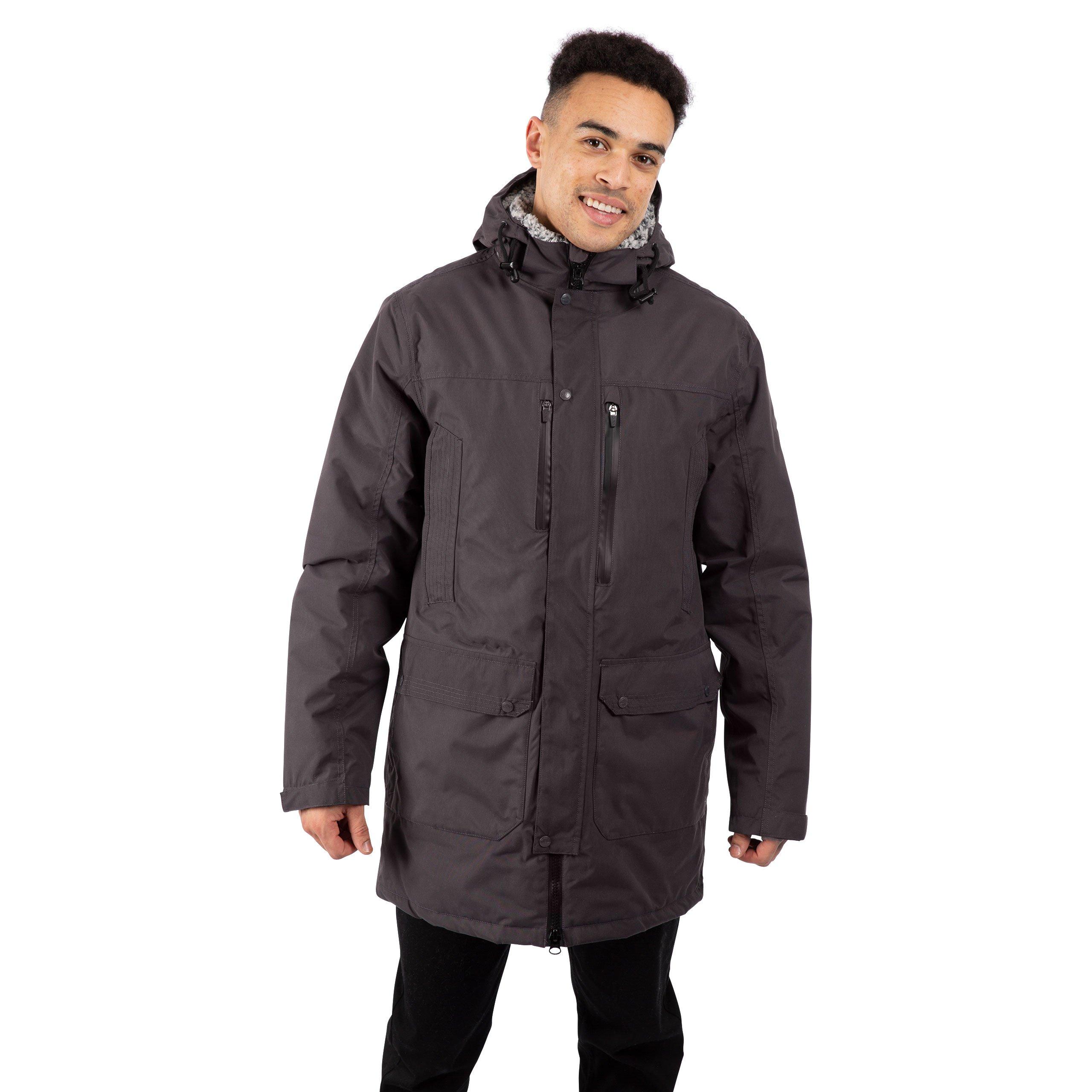 Tamno sivo - Trespass - Quaintonring Waterproof Insulated Parka Jacket - 2