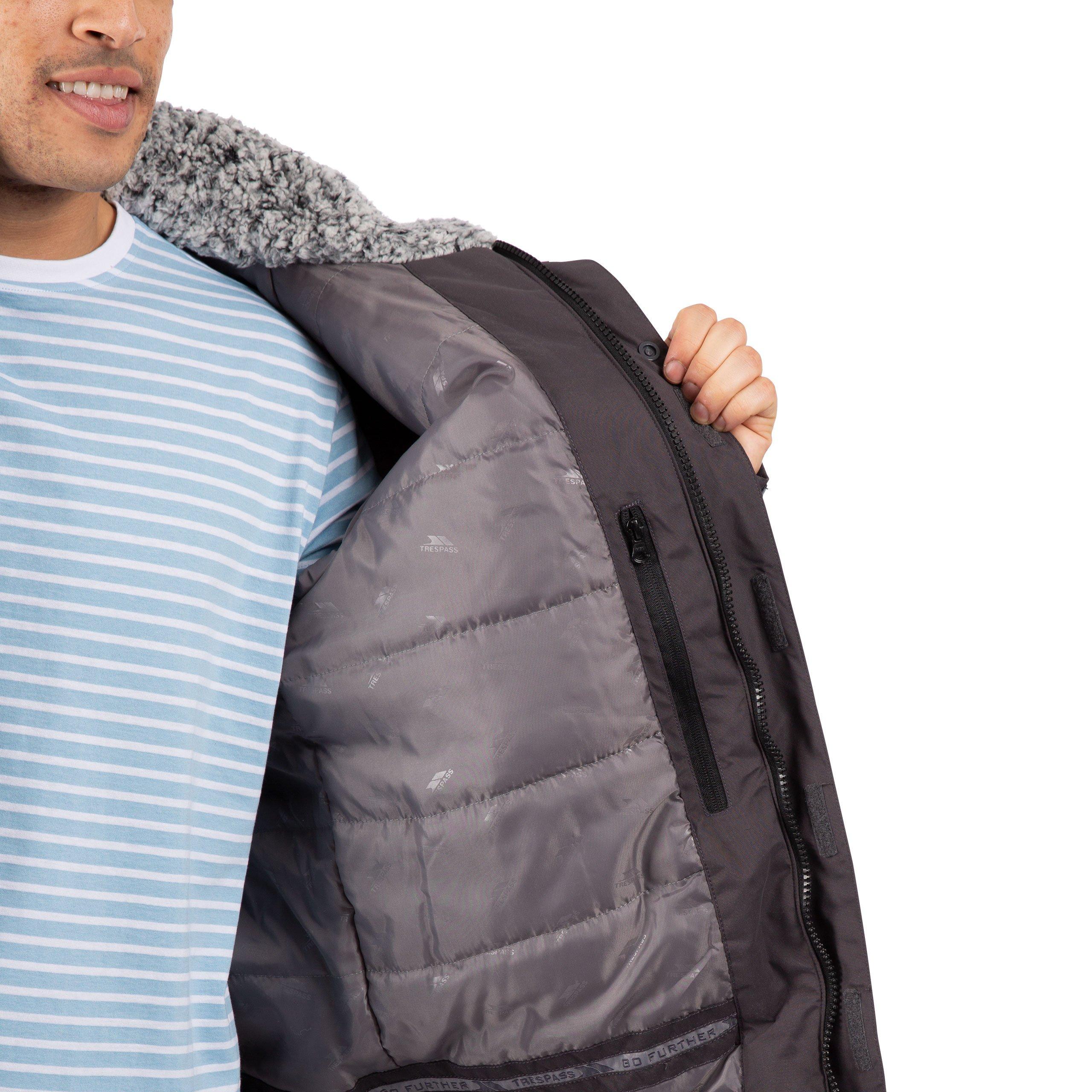Tamno sivo - Trespass - Quaintonring Waterproof Insulated Parka Jacket - 6